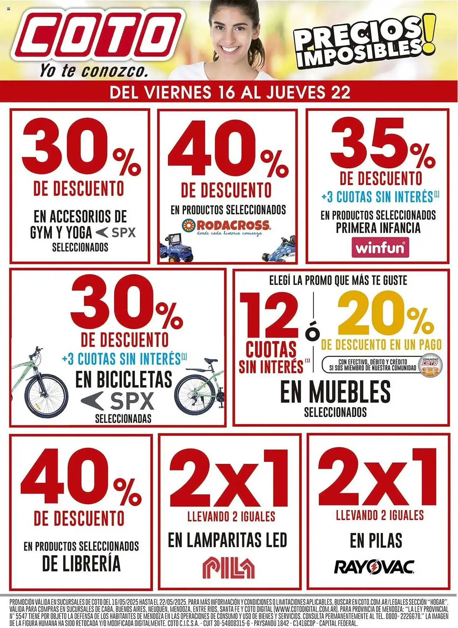 Ofertas de Catálogo Coto 16 de mayo al 23 de mayo 2025 - Página 1 del catálogo
