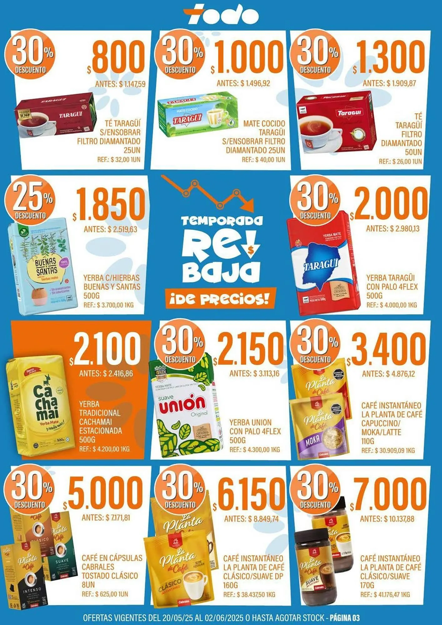 Ofertas de Catálogo Supermercados Todo 20 de mayo al 2 de junio 2025 - Página 3 del catálogo