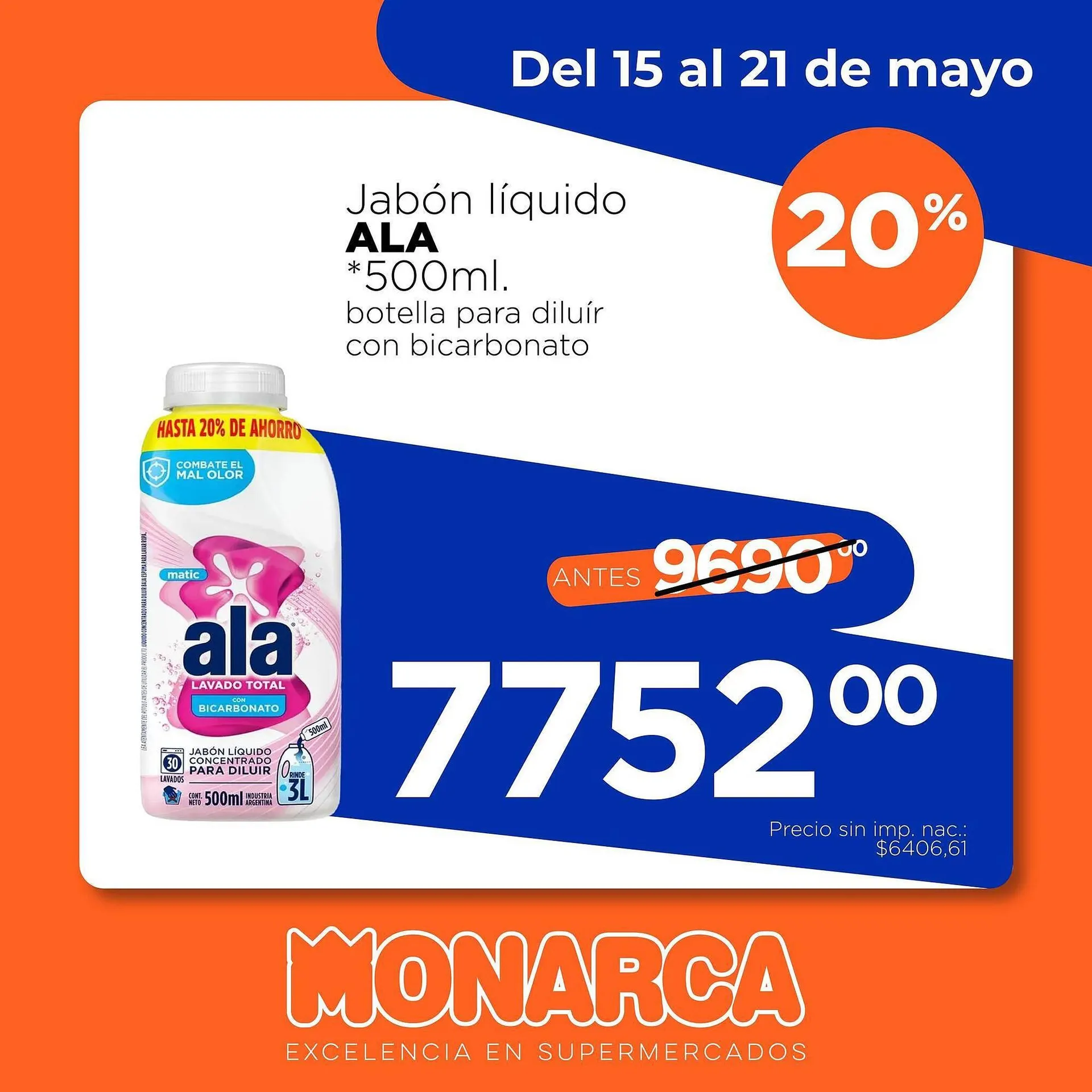 Ofertas de Catálogo Supermercados Monarca 16 de mayo al 21 de mayo 2026 - Página 9 del catálogo