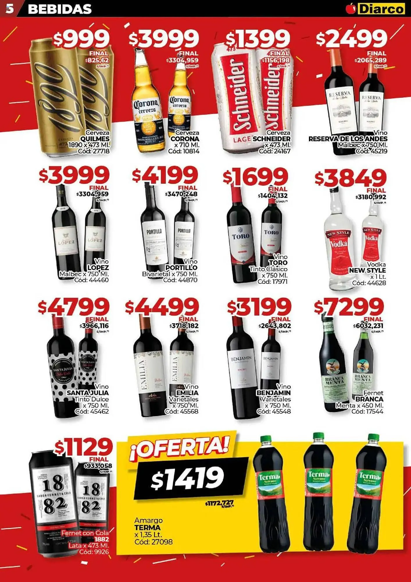 Ofertas de Catálogo Diarco 23 de junio al 27 de junio 2025 - Página 5 del catálogo