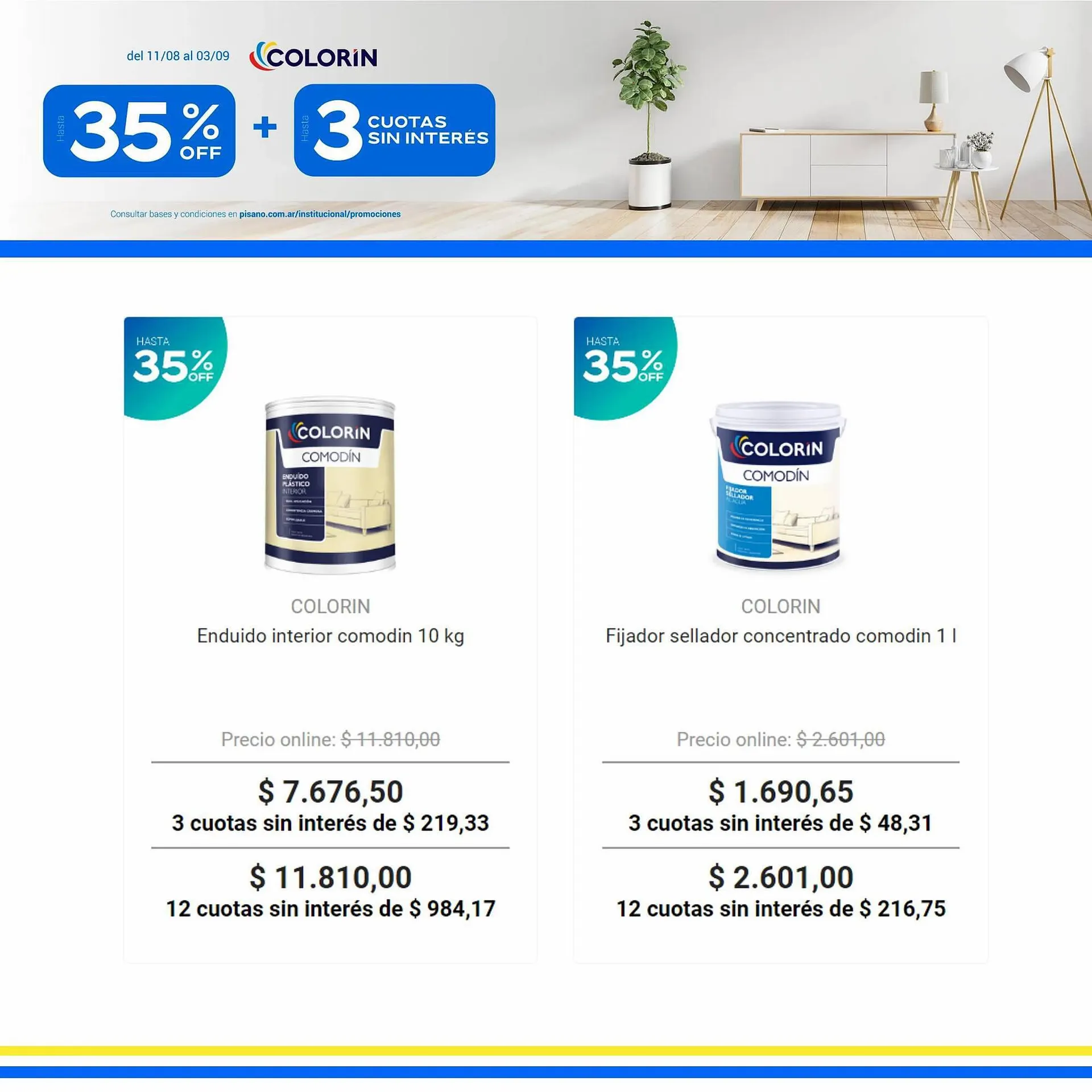 Ofertas de Catálogo Pinturerías Pisano 17 de agosto al 13 de septiembre 2023 - Página 6 del catálogo