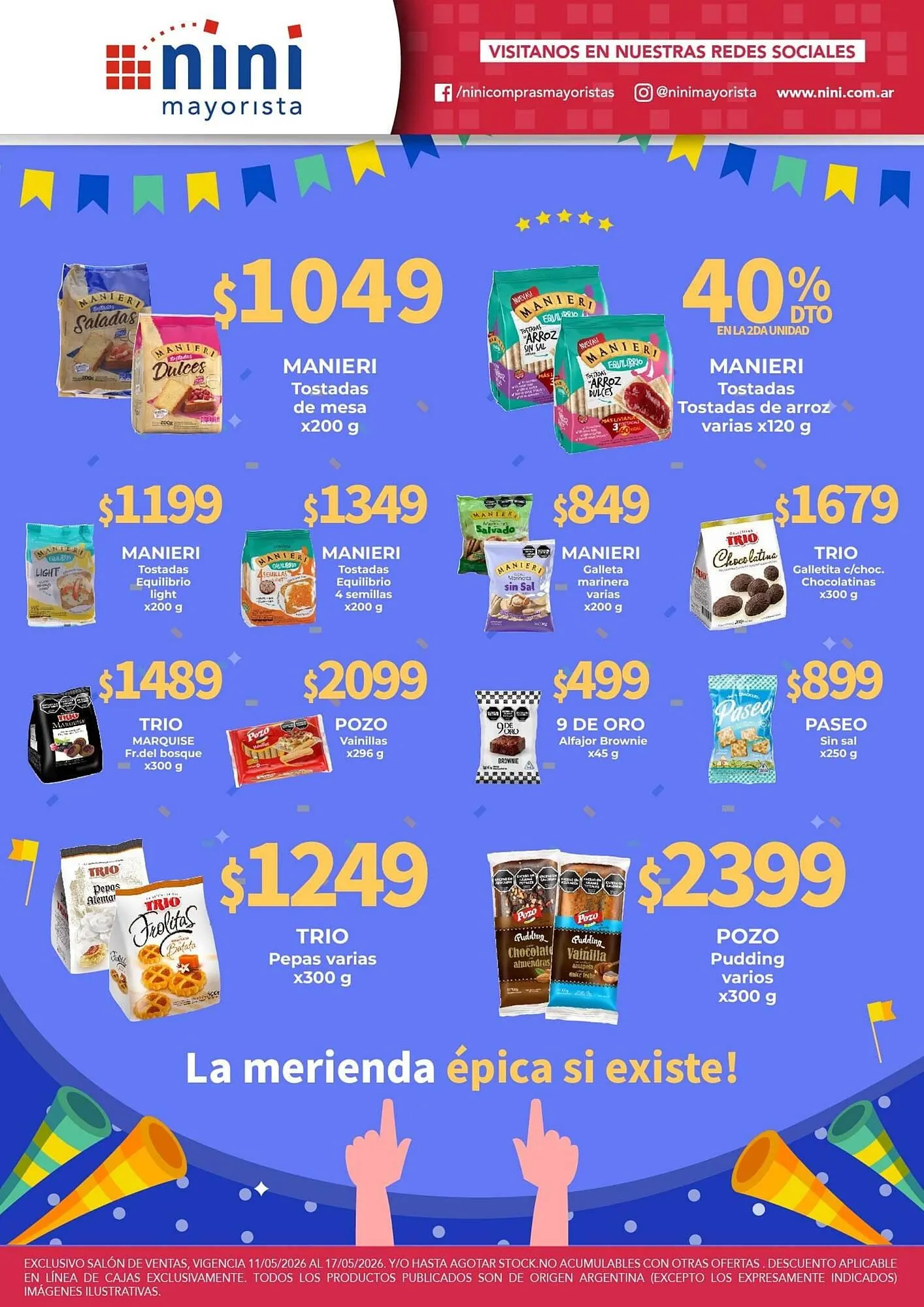 Ofertas de Catálogo Nini Mayorista 12 de mayo al 17 de mayo 2026 - Página 38 del catálogo