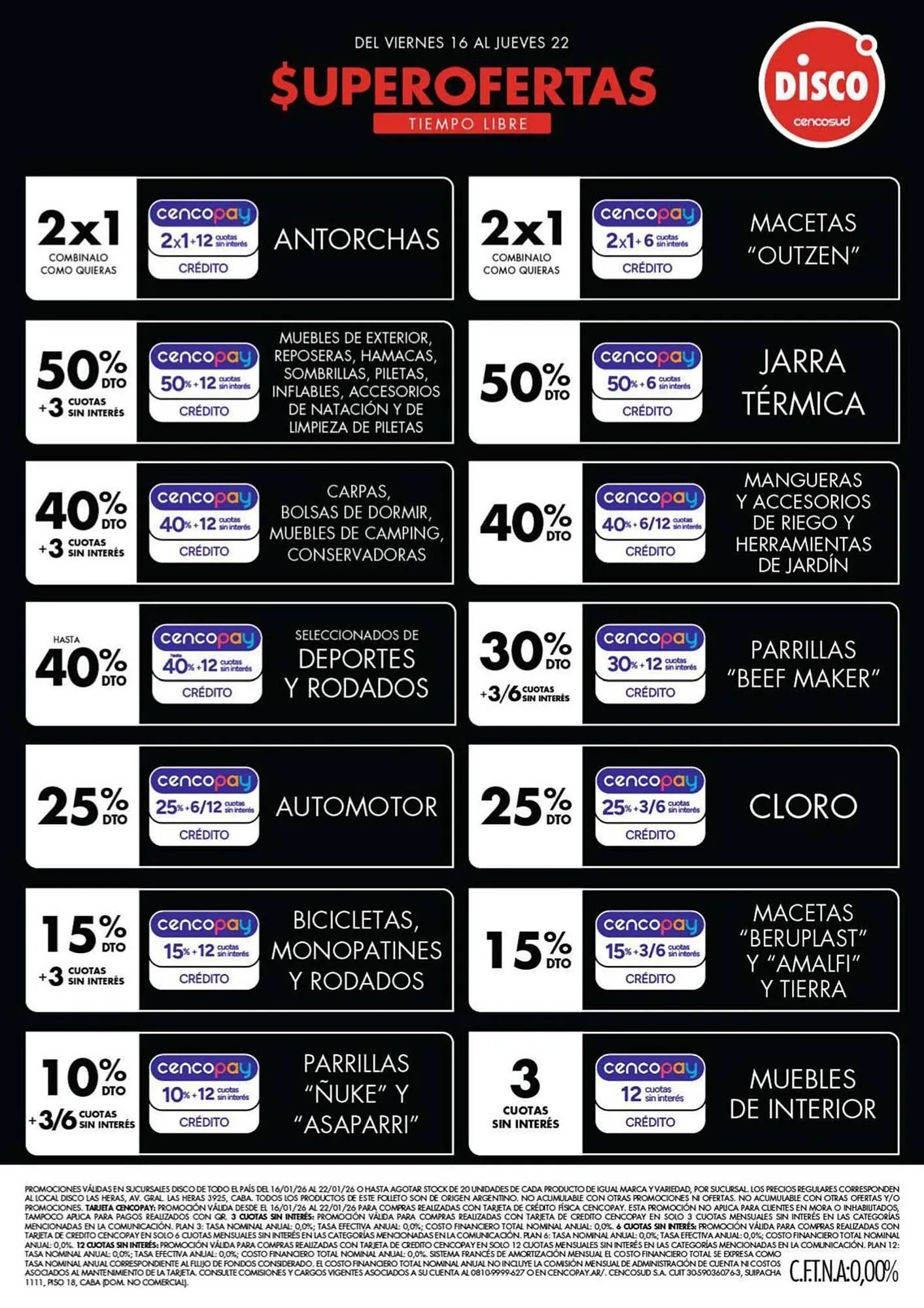 Ofertas de Folleto Disco 16 de enero al 21 de enero 2026 - Página 4 del catálogo
