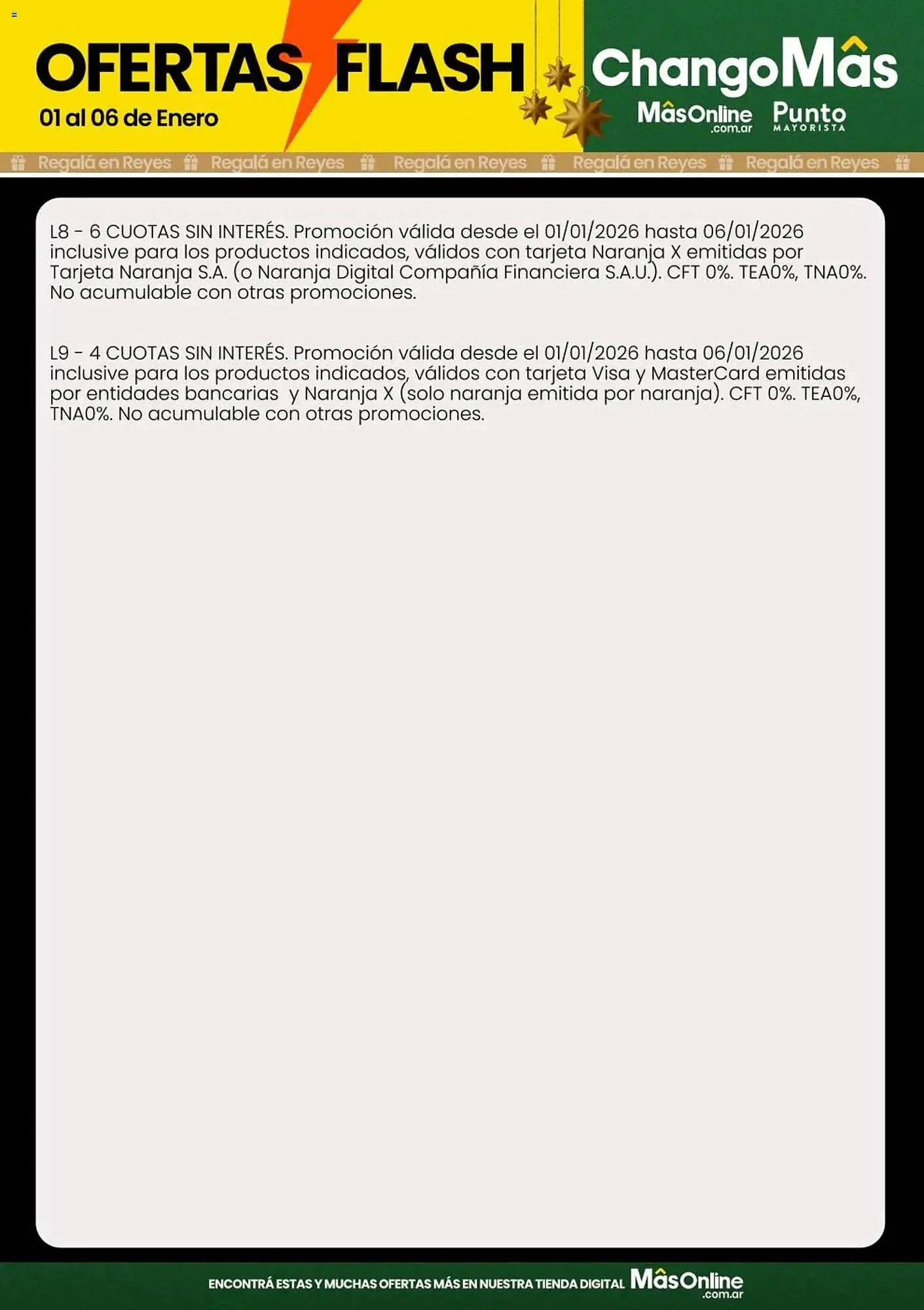 Ofertas de Catálogo Changomas 1 de enero al 6 de enero 2026 - Página 20 del catálogo