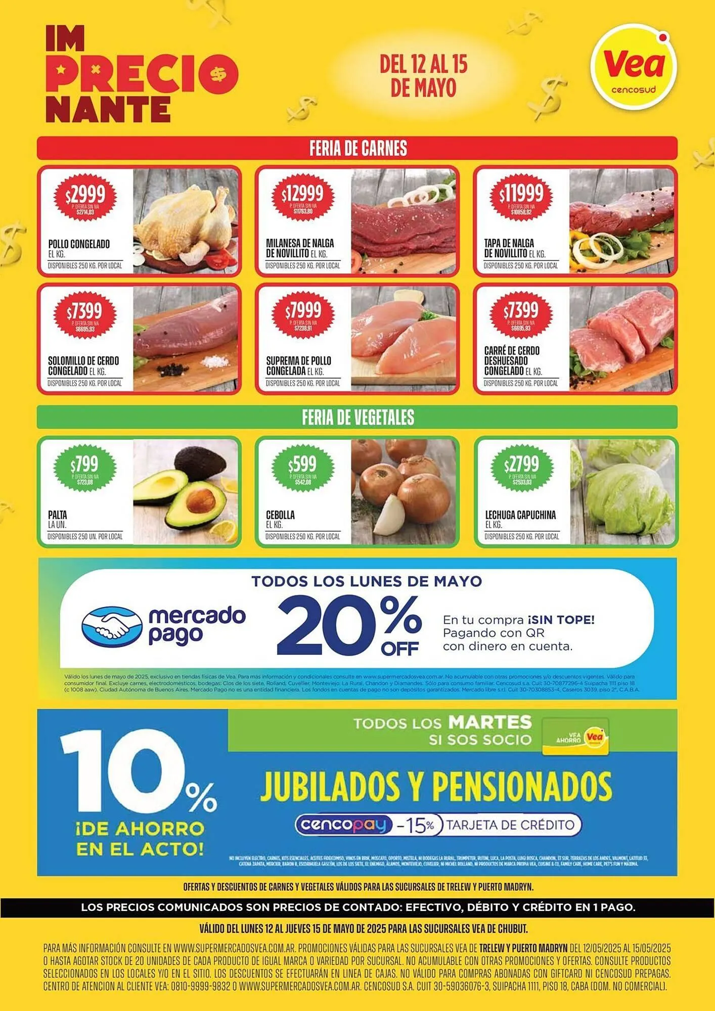 Ofertas de Catálogo Supermercados Vea 10 de mayo al 15 de mayo 2025 - Página 1 del catálogo