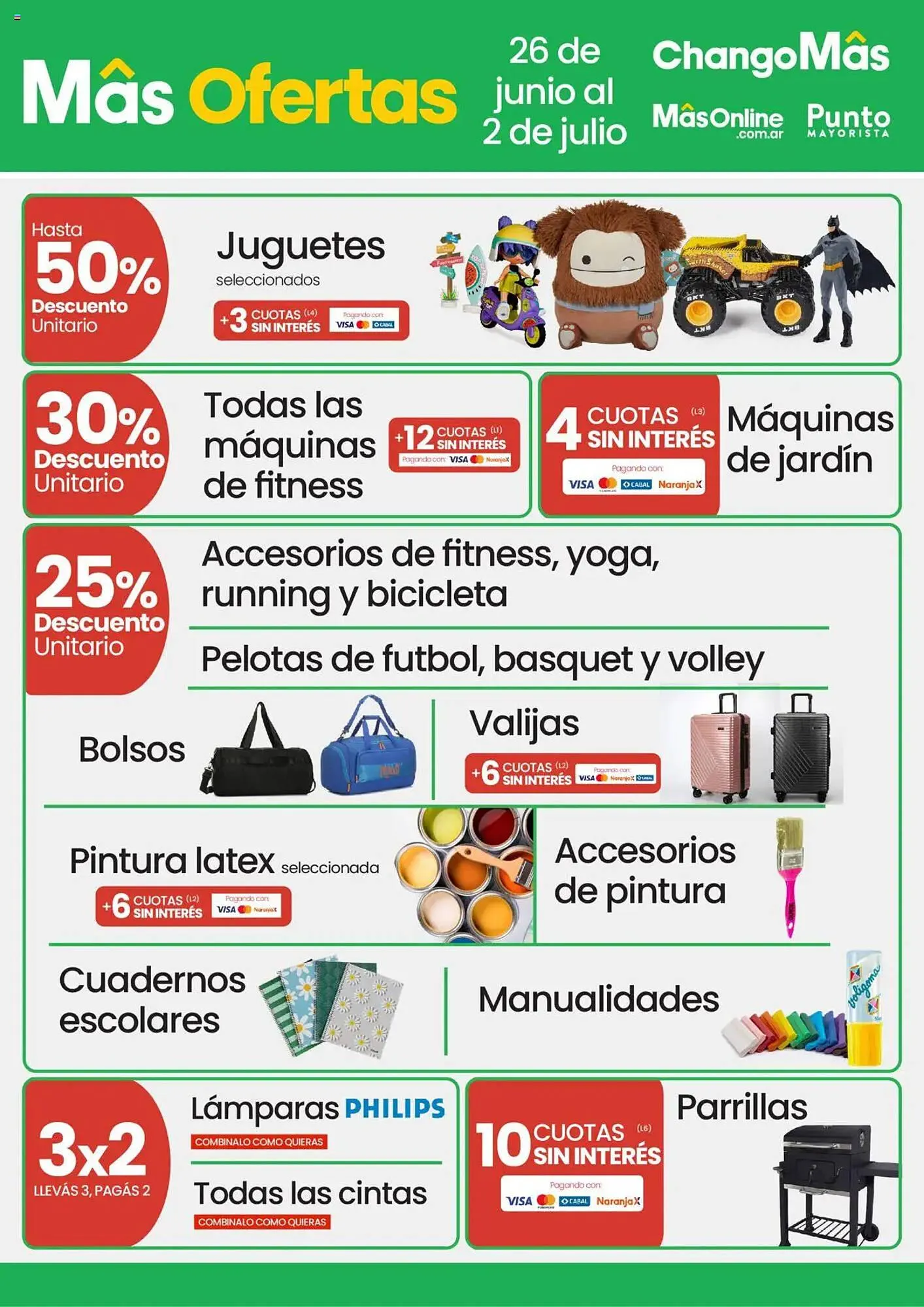 Ofertas de Catálogo Changomas 26 de junio al 3 de julio 2025 - Página 10 del catálogo