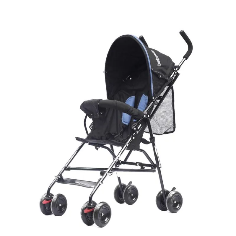 Cochecito Bebesit 1052 Tours Paraguita Negro Celeste - BEBESIT