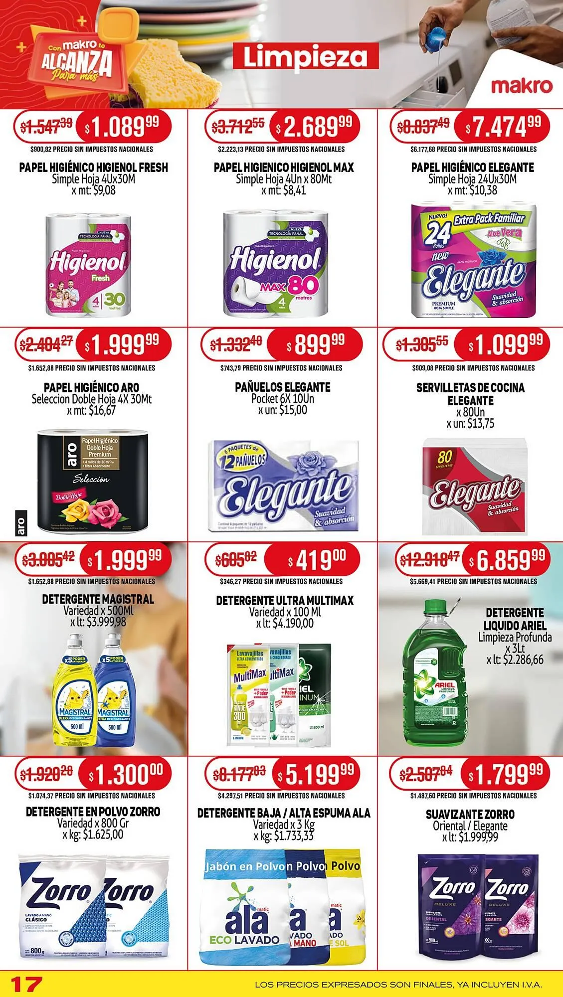 Ofertas de Catálogo Makro 24 de julio al 30 de julio 2025 - Página 17 del catálogo