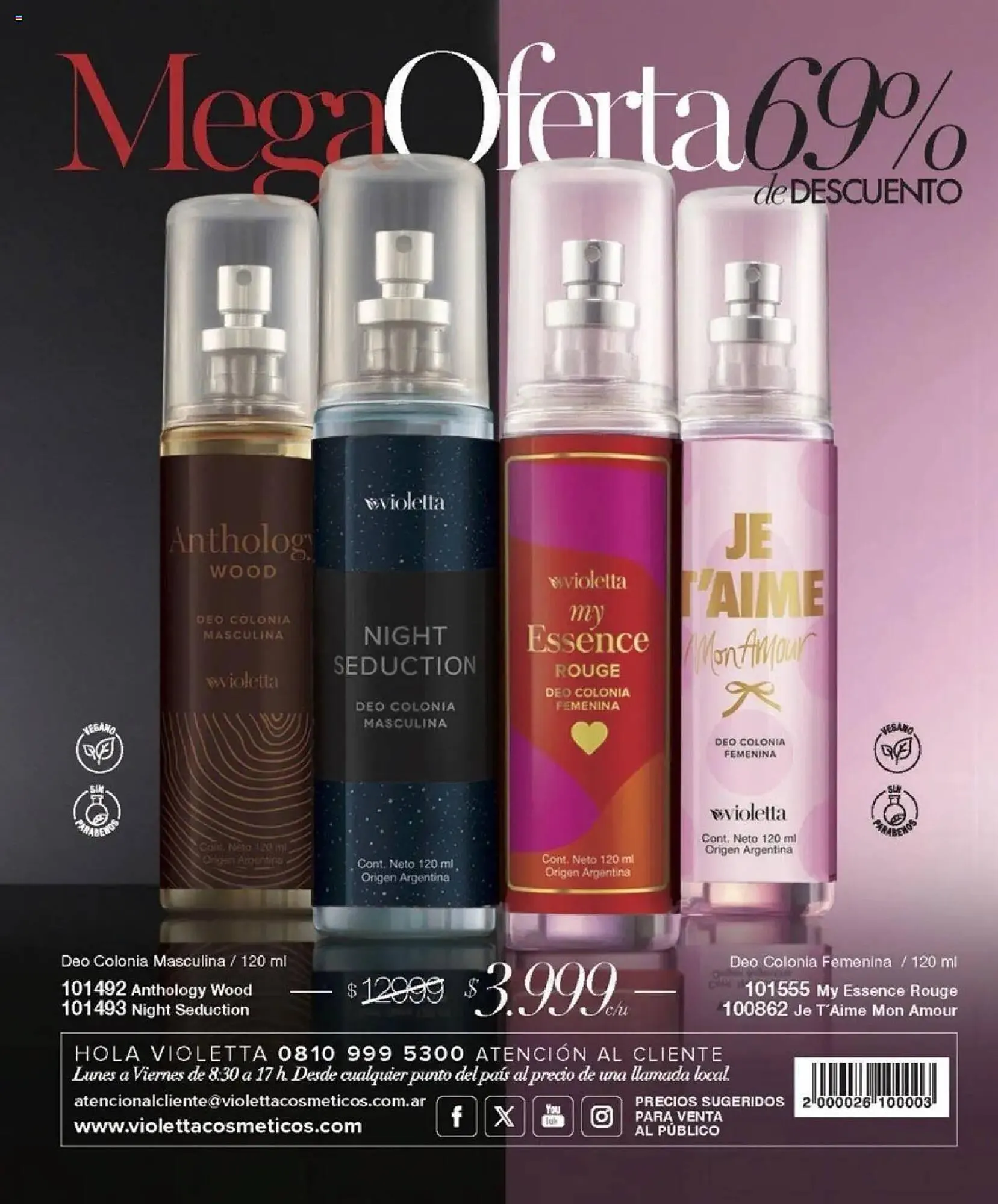 Ofertas de Catálogo Violetta Cosméticos 18 de julio al 1 de agosto 2025 - Página 148 del catálogo