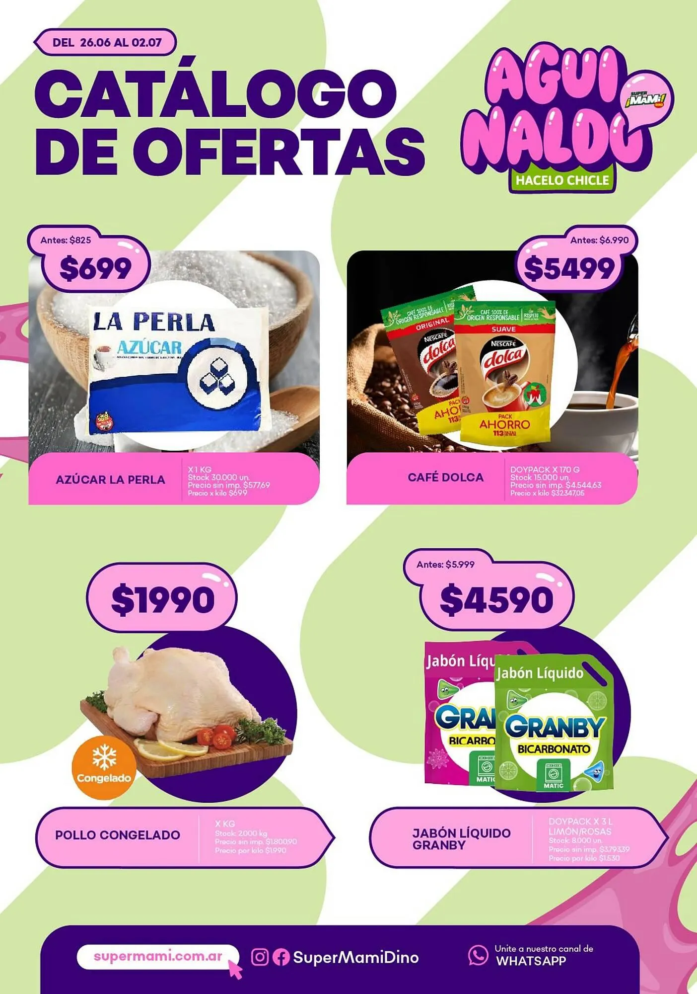 Ofertas de Catálogo Super MAMI 25 de junio al 3 de julio 2025 - Página 1 del catálogo