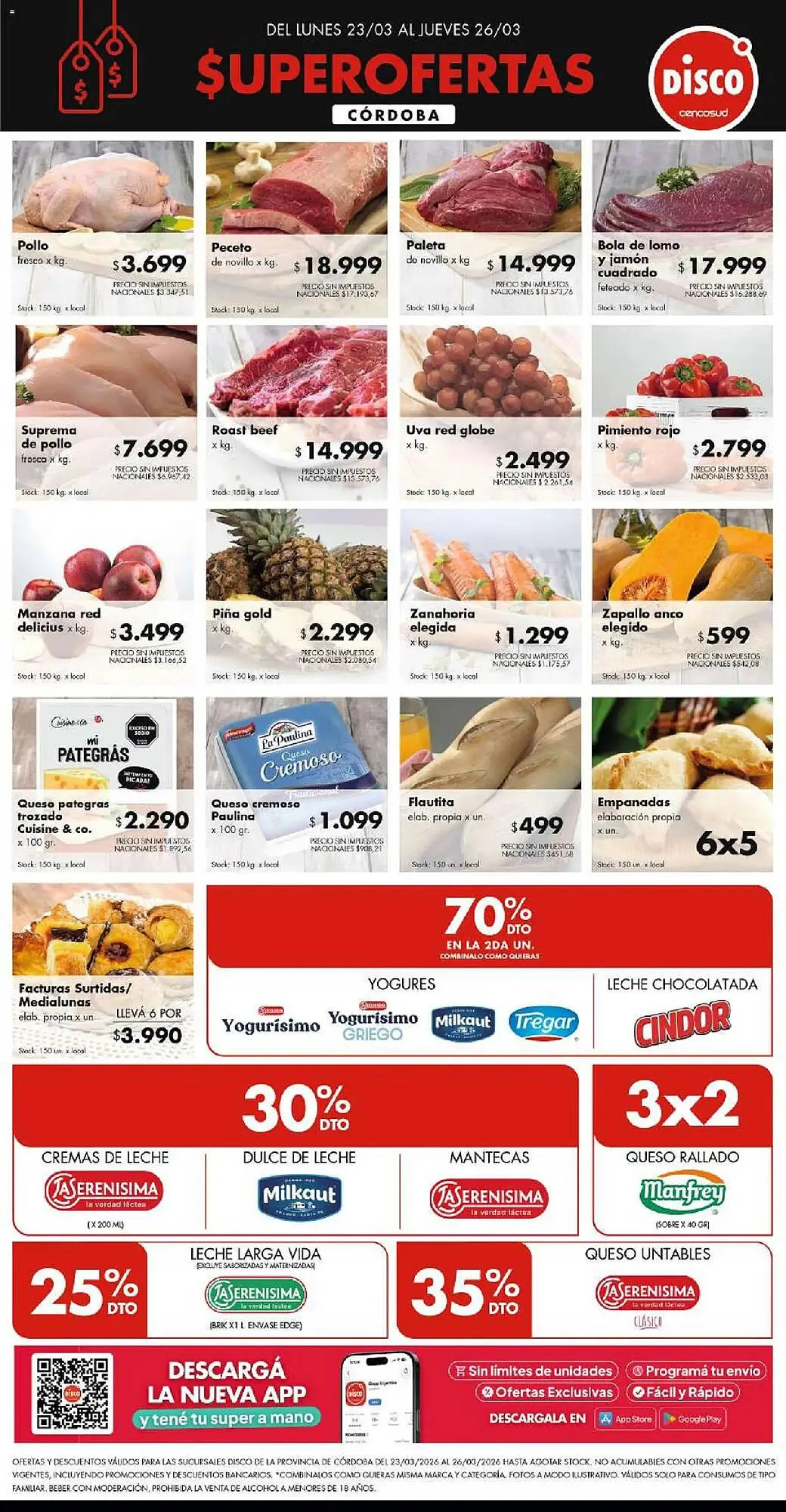 Ofertas de Folleto Disco 22 de marzo al 26 de marzo 2026 - Página 1 del catálogo