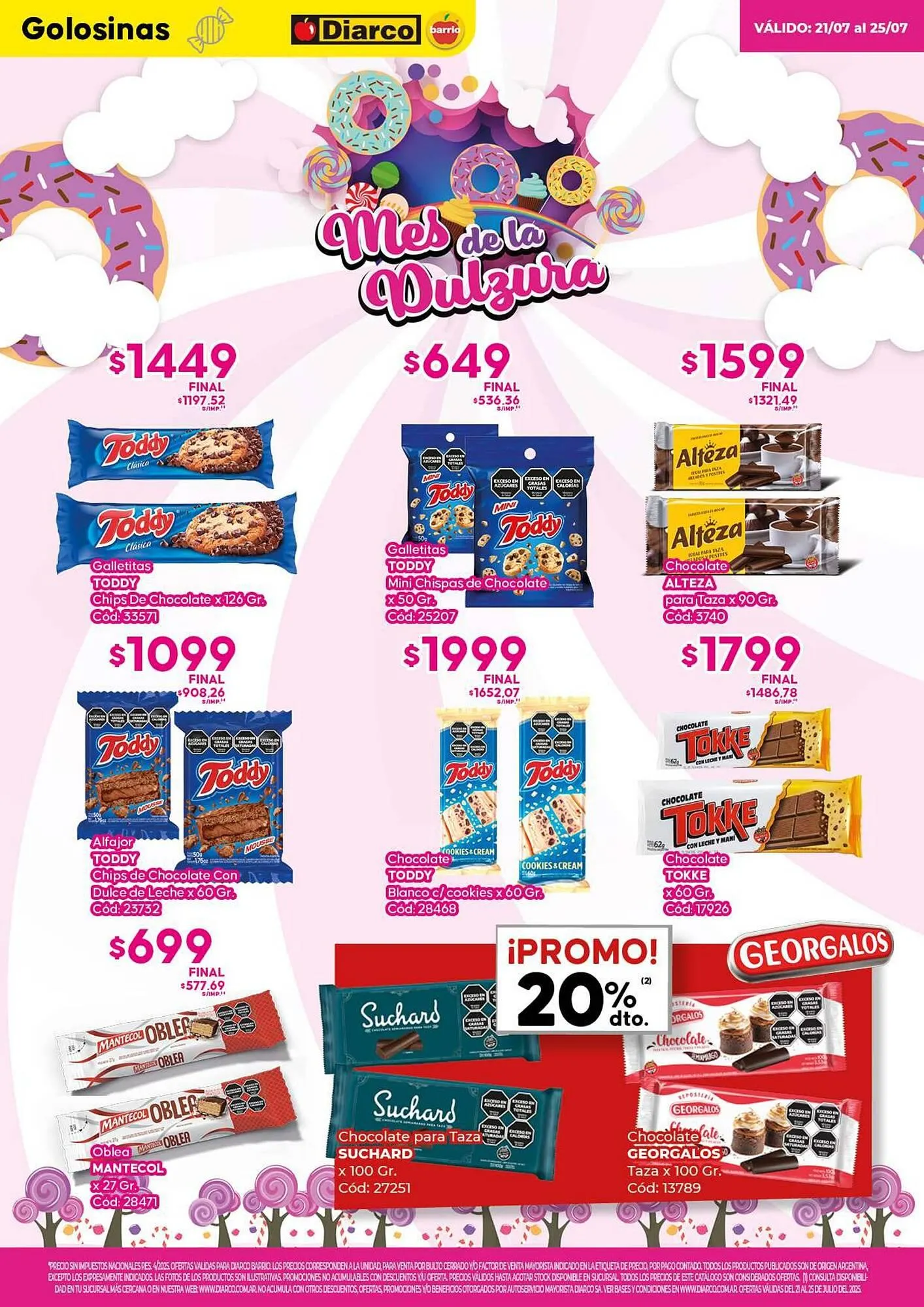 Ofertas de Catálogo Diarco 21 de julio al 25 de julio 2025 - Página 1 del catálogo