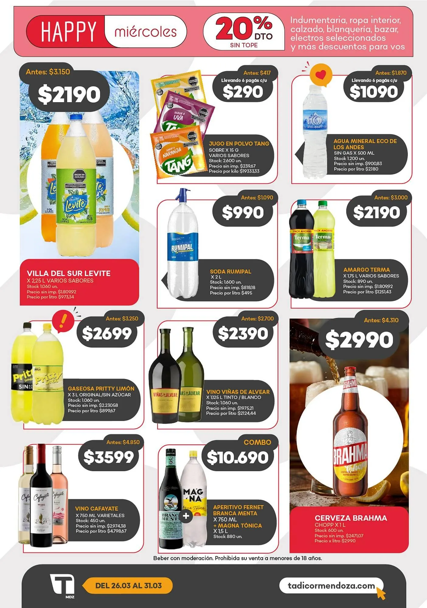 Ofertas de Catálogo Supermercados Tadicor 25 de marzo al 31 de marzo 2026 - Página 4 del catálogo