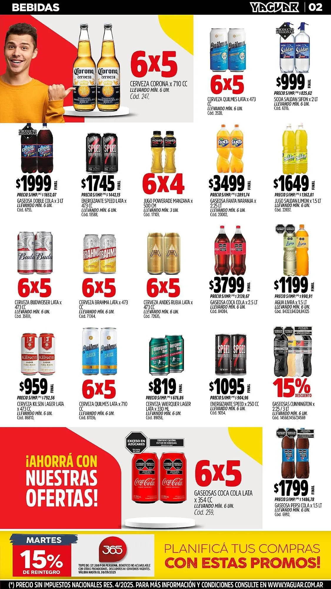 Ofertas de Catálogo Supermercados Yaguar 27 de octubre al 2 de noviembre 2025 - Página 2 del catálogo