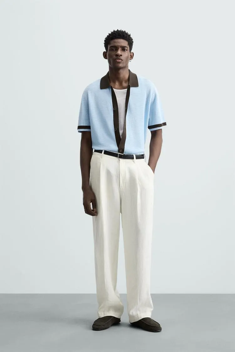 CAMISA PUNTO CONTRASTE