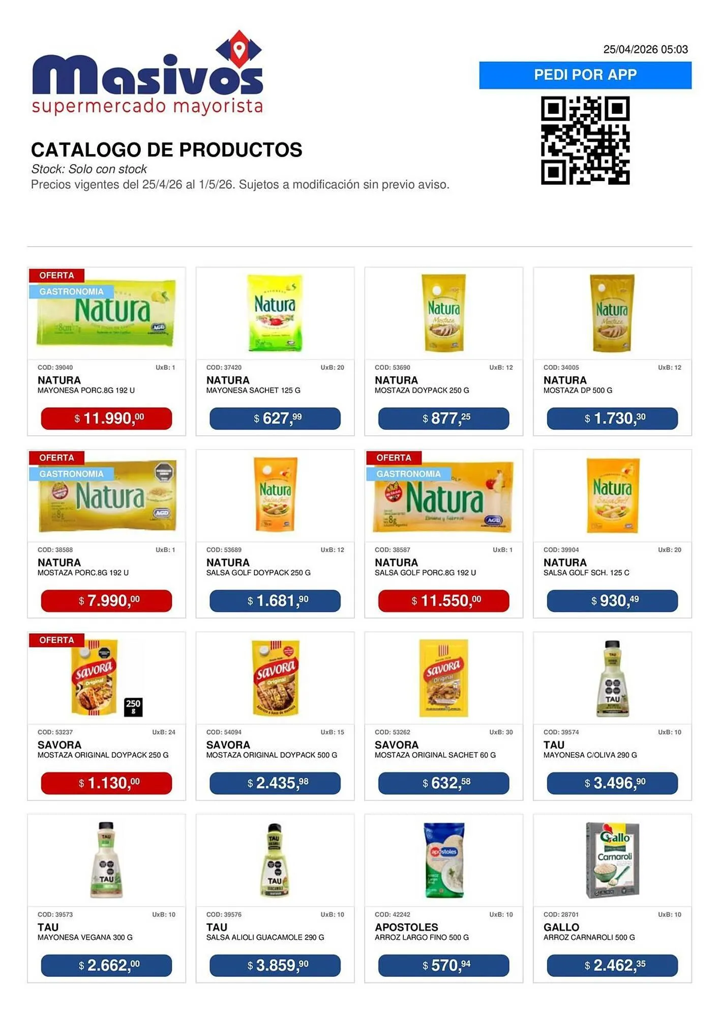 Ofertas de Catálogo Masivos 25 de abril al 1 de mayo 2026 - Página 6 del catálogo
