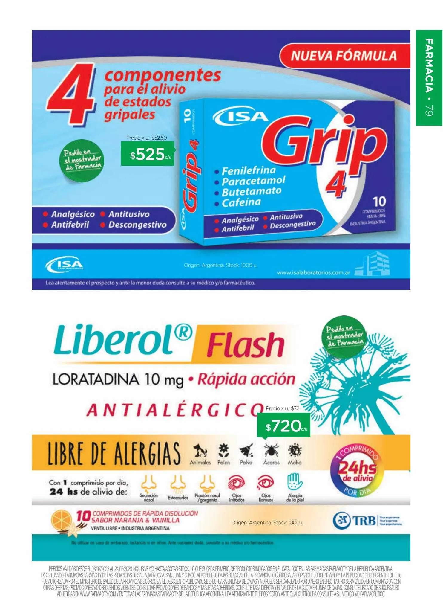 Ofertas de Catálogo Farmacity 7 de julio al 25 de julio 2023 - Página 78 del catálogo