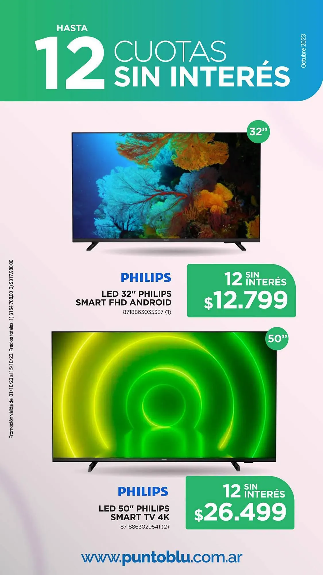 Ofertas de Catálogo Punto Blu 2 de octubre al 15 de octubre 2023 - Página 22 del catálogo