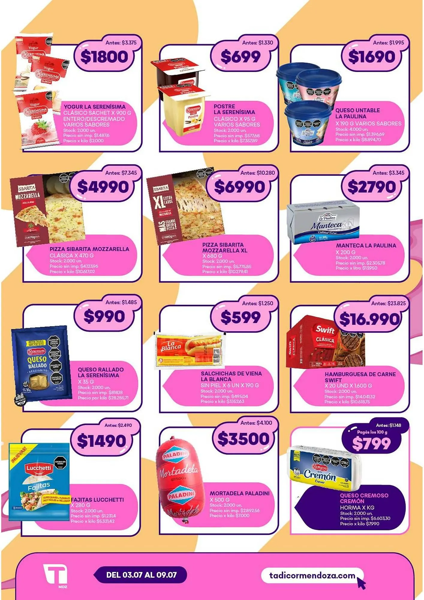 Ofertas de Catálogo Supermercados Tadicor 3 de julio al 11 de julio 2025 - Página 8 del catálogo
