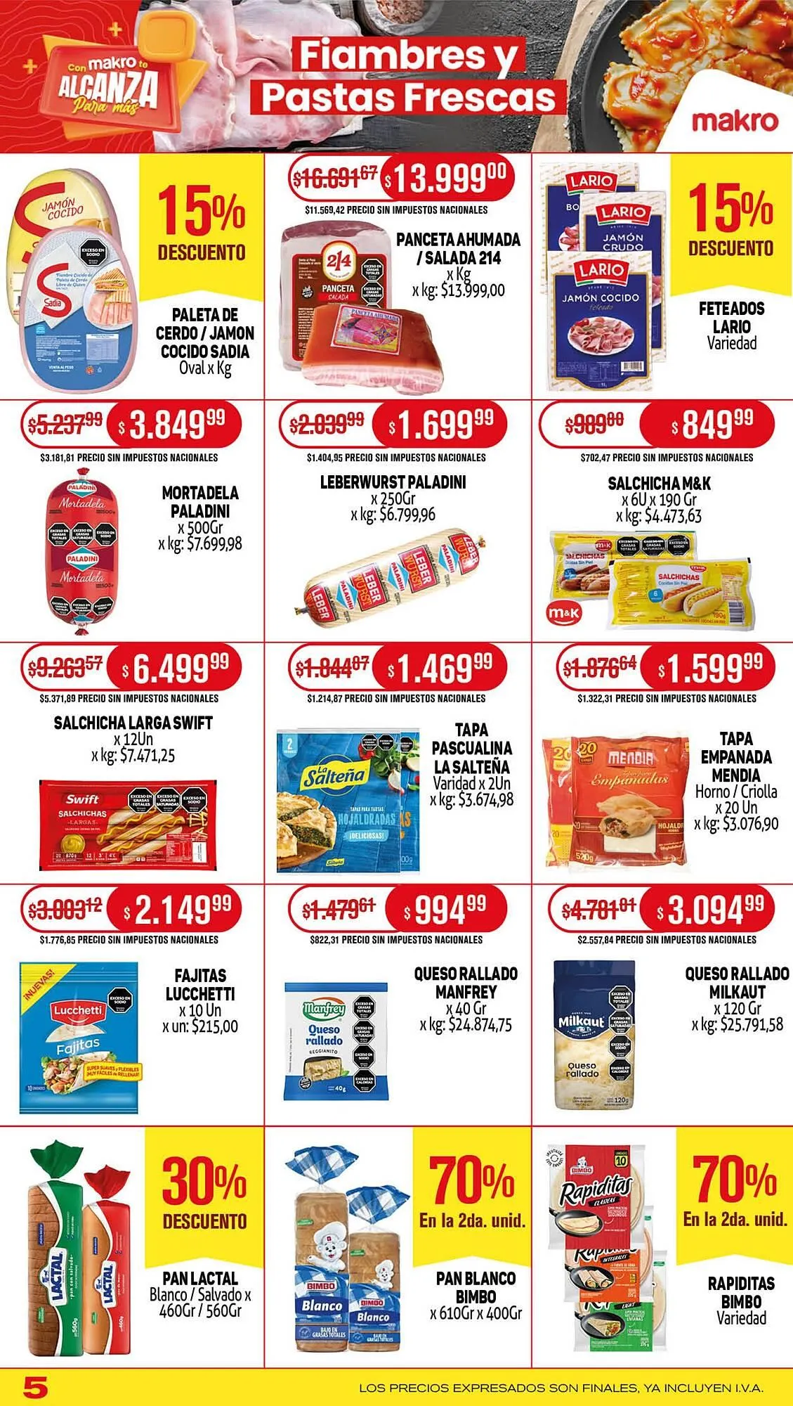Ofertas de Catálogo Makro 12 de junio al 18 de junio 2025 - Página 5 del catálogo