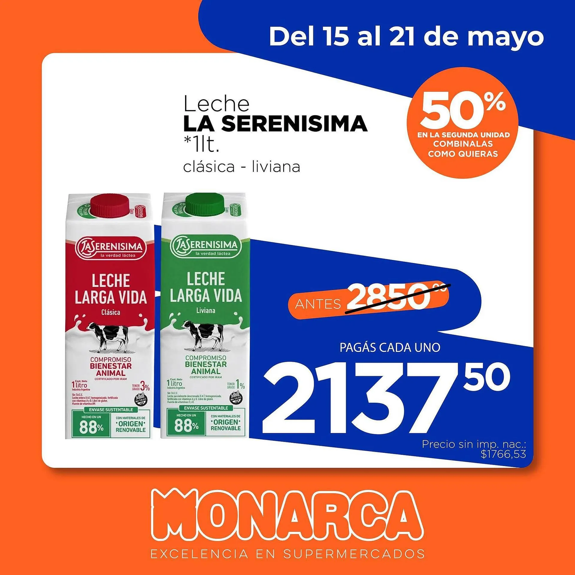 Ofertas de Catálogo Supermercados Monarca 16 de mayo al 21 de mayo 2026 - Página 10 del catálogo