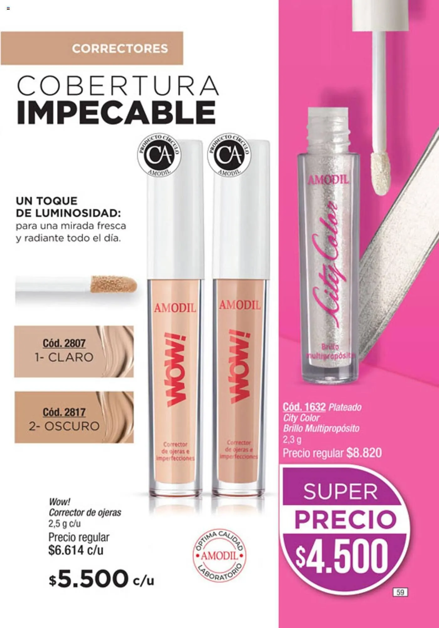 Ofertas de Catálogo Amodil 2 de octubre al 15 de octubre 2024 - Página 59 del catálogo