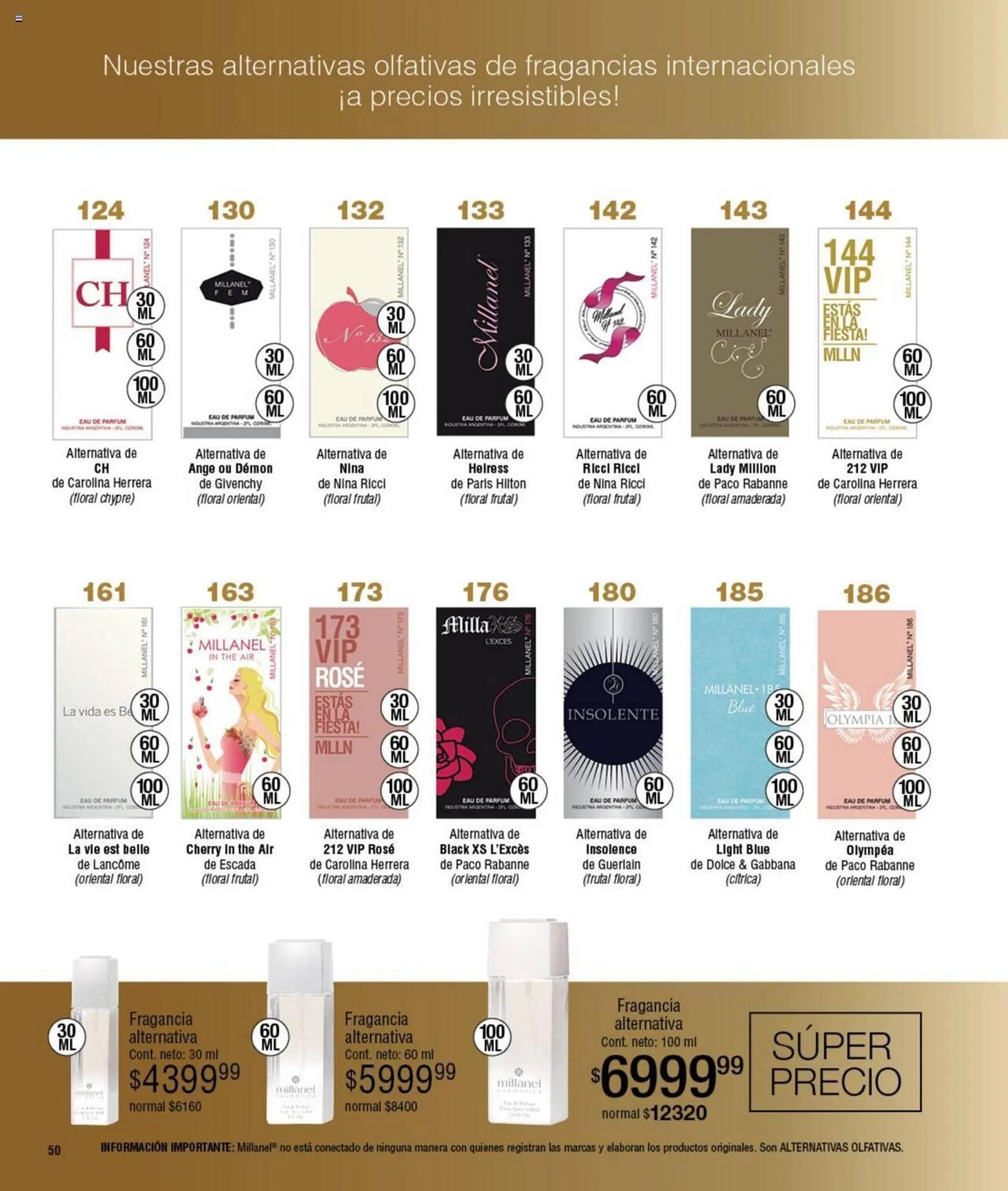 Ofertas de Catálogo Millanel Cosmética 13 de noviembre al 10 de diciembre 2023 - Página 50 del catálogo