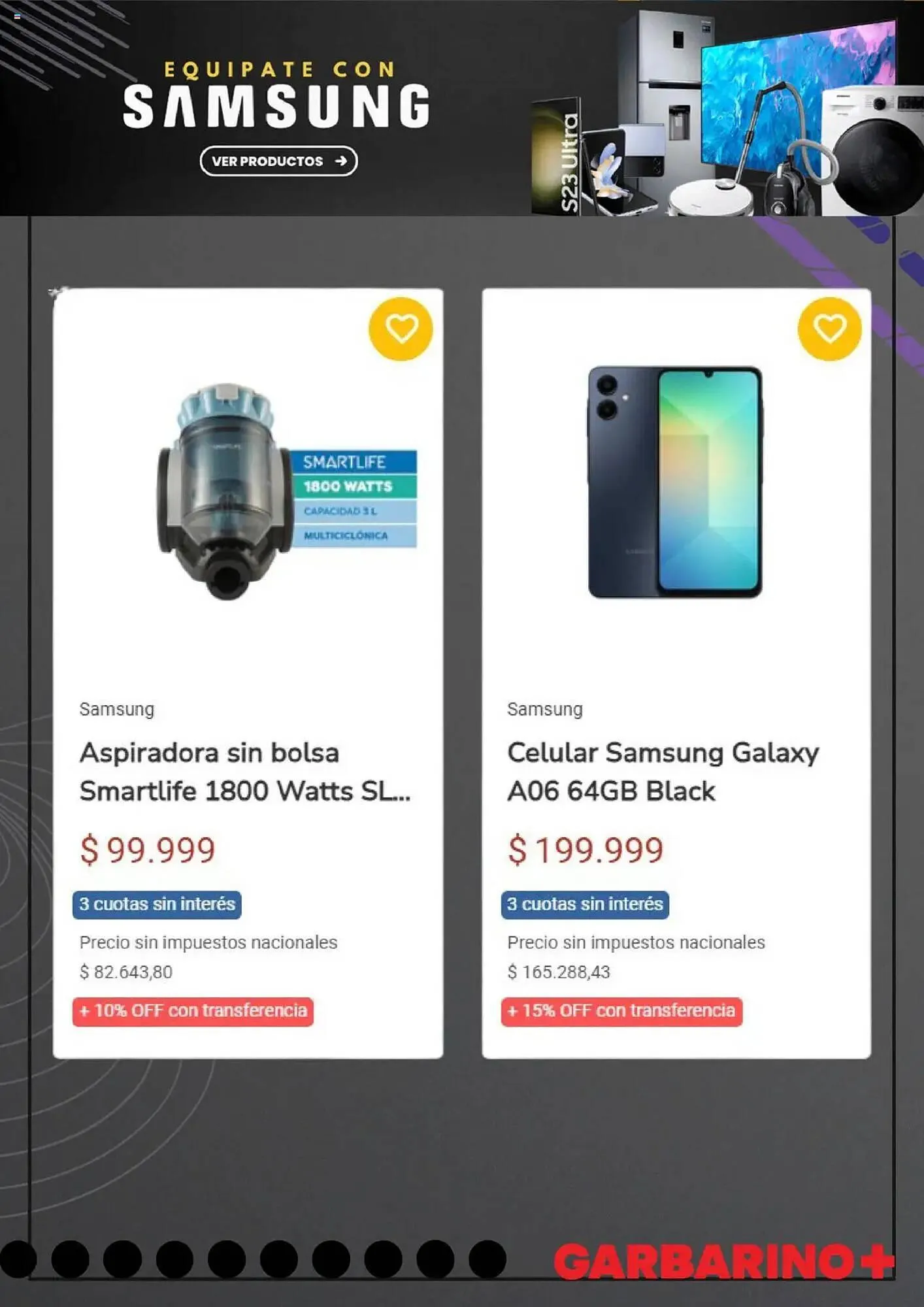 Ofertas de Catálogo Garbarino 9 de octubre al 14 de noviembre 2025 - Página 2 del catálogo