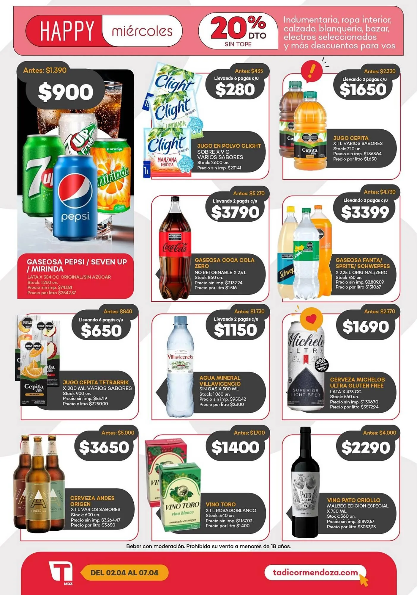 Ofertas de Catálogo Supermercados Tadicor 1 de abril al 7 de abril 2026 - Página 13 del catálogo