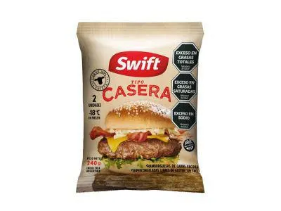 HAMBURGUESA SWIFT CASERA 2 UN
