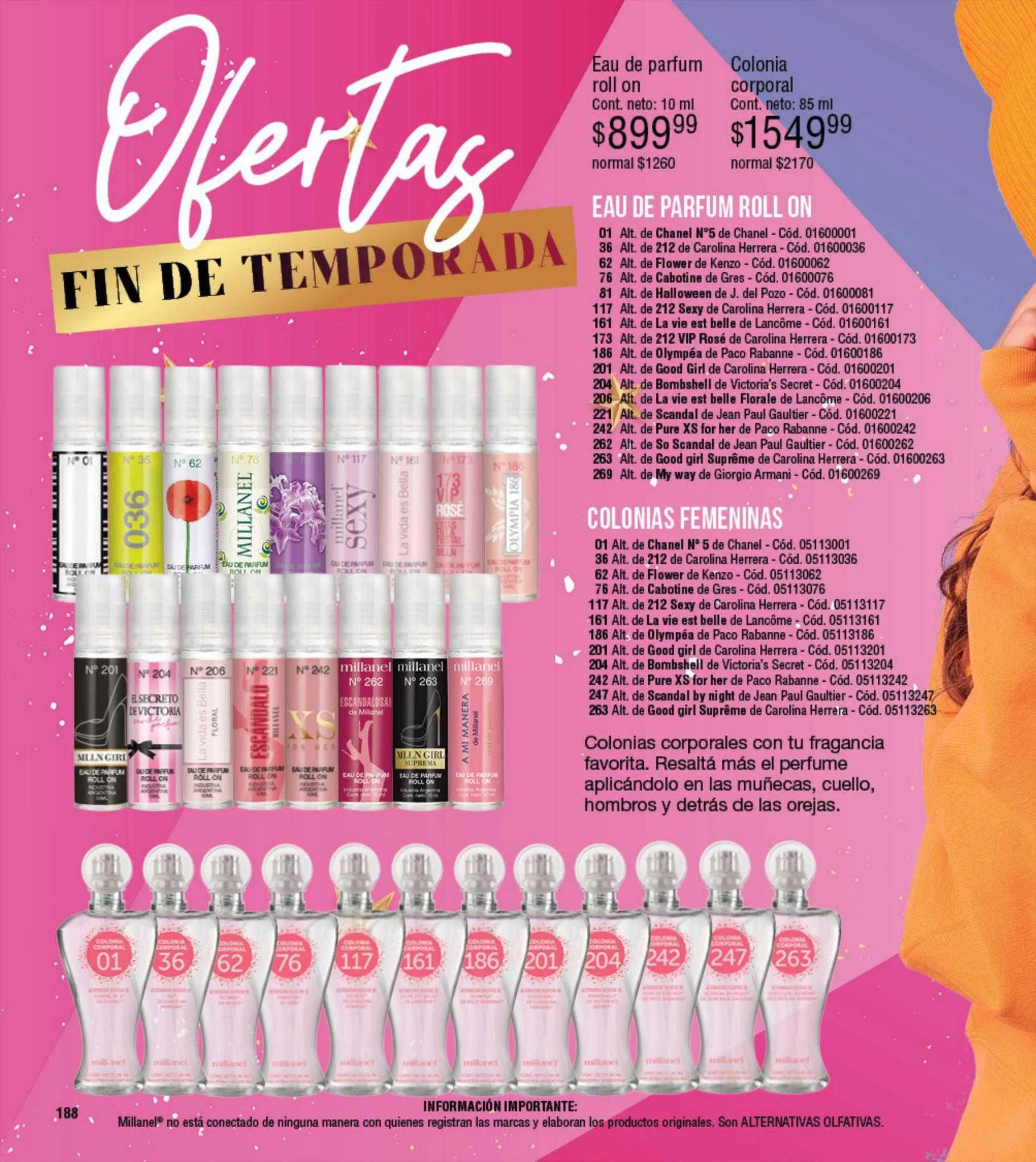 Ofertas de Catálogo Millanel Cosmética 21 de julio al 31 de julio 2023 - Página 188 del catálogo