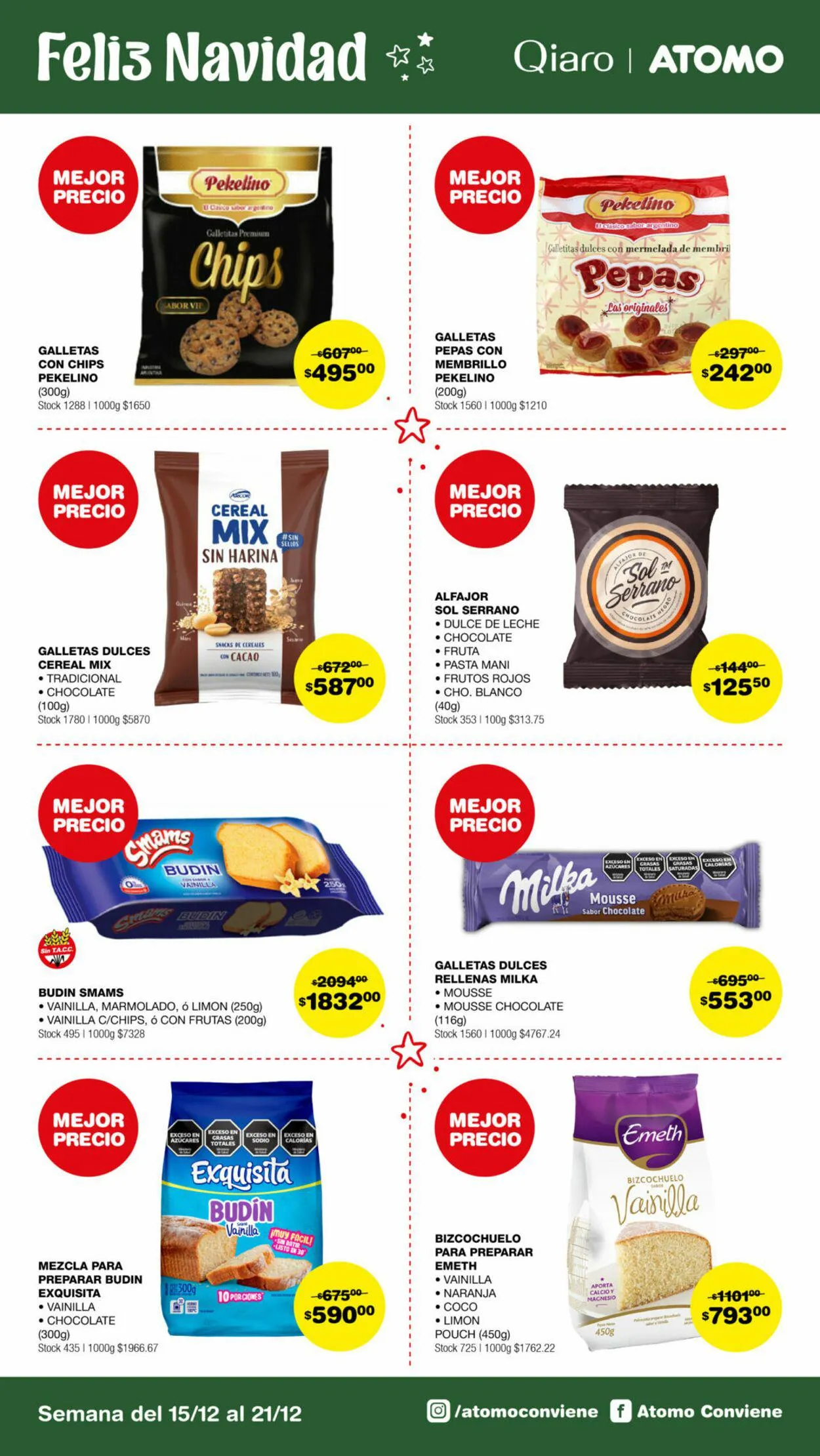 Ofertas de ATOMO Conviene 15 de diciembre al 21 de diciembre 2024 - Página 13 del catálogo