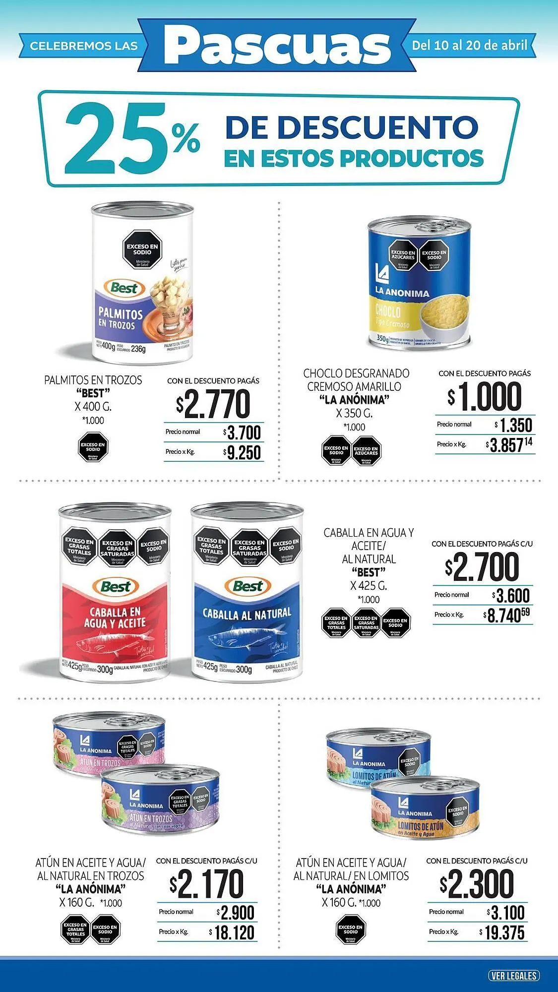 Ofertas de Catálogo La Anonima 11 de abril al 21 de abril 2025 - Página 15 del catálogo