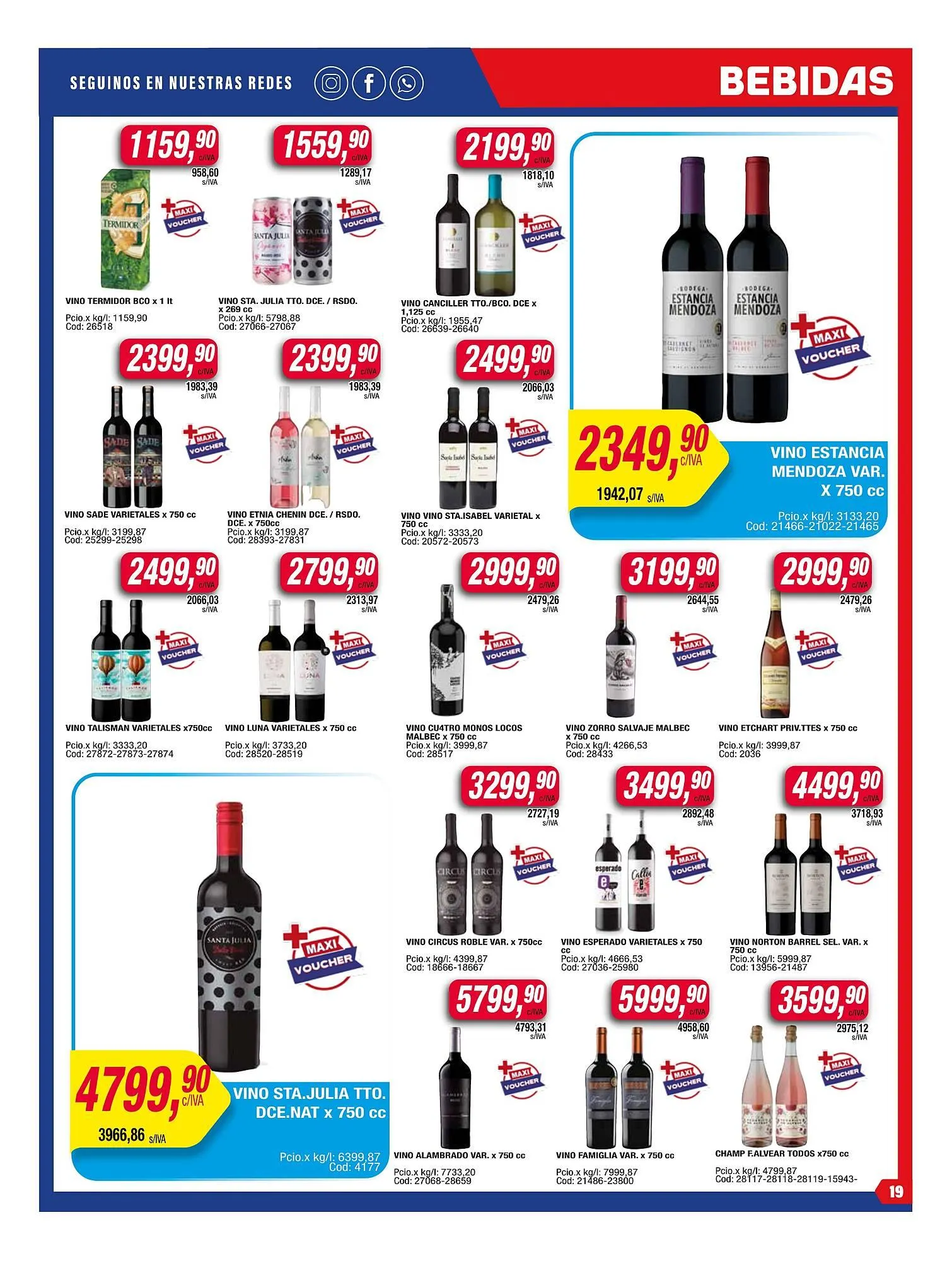 Ofertas de Catálogo Maxiconsumo 28 de julio al 4 de agosto 2025 - Página 19 del catálogo