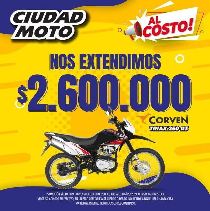 Ofertas de Ofertas Ciudad Moto 7 de junio al 10 de junio 2024 - Página 4 del catálogo