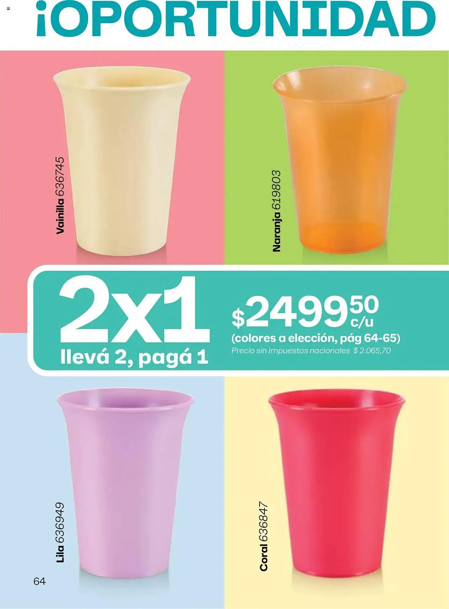 Ofertas de Folleto Tupperware 8 de septiembre al 22 de septiembre 2025 - Página 65 del catálogo