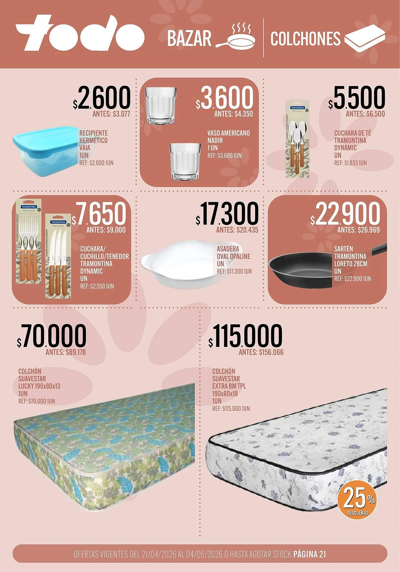 Ofertas de Catálogo Supermercados Todo 21 de abril al 4 de mayo 2026 - Página 21 del catálogo