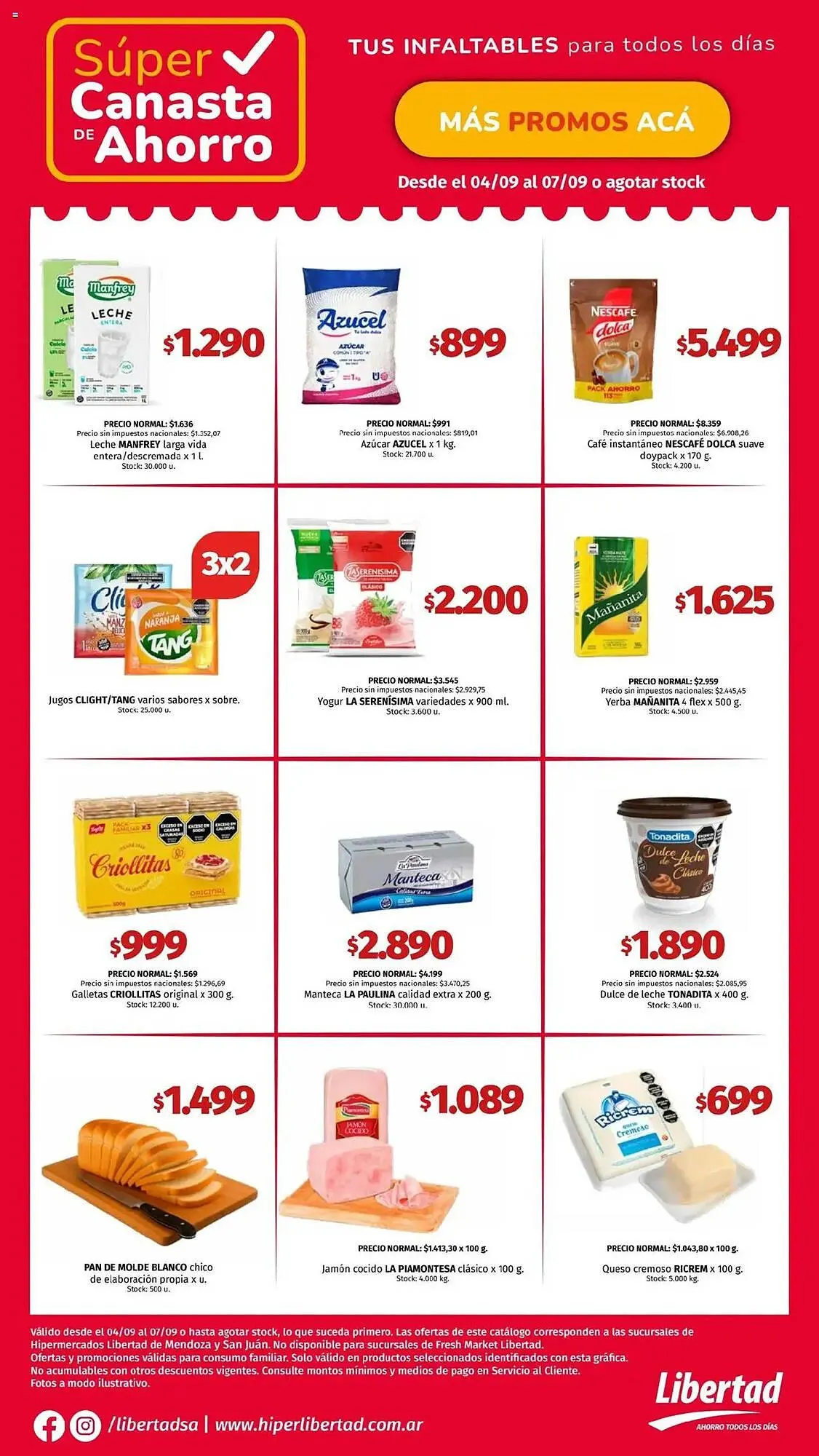 Ofertas de Catálogo Hipermercado Libertad 5 de septiembre al 7 de septiembre 2025 - Página 3 del catálogo