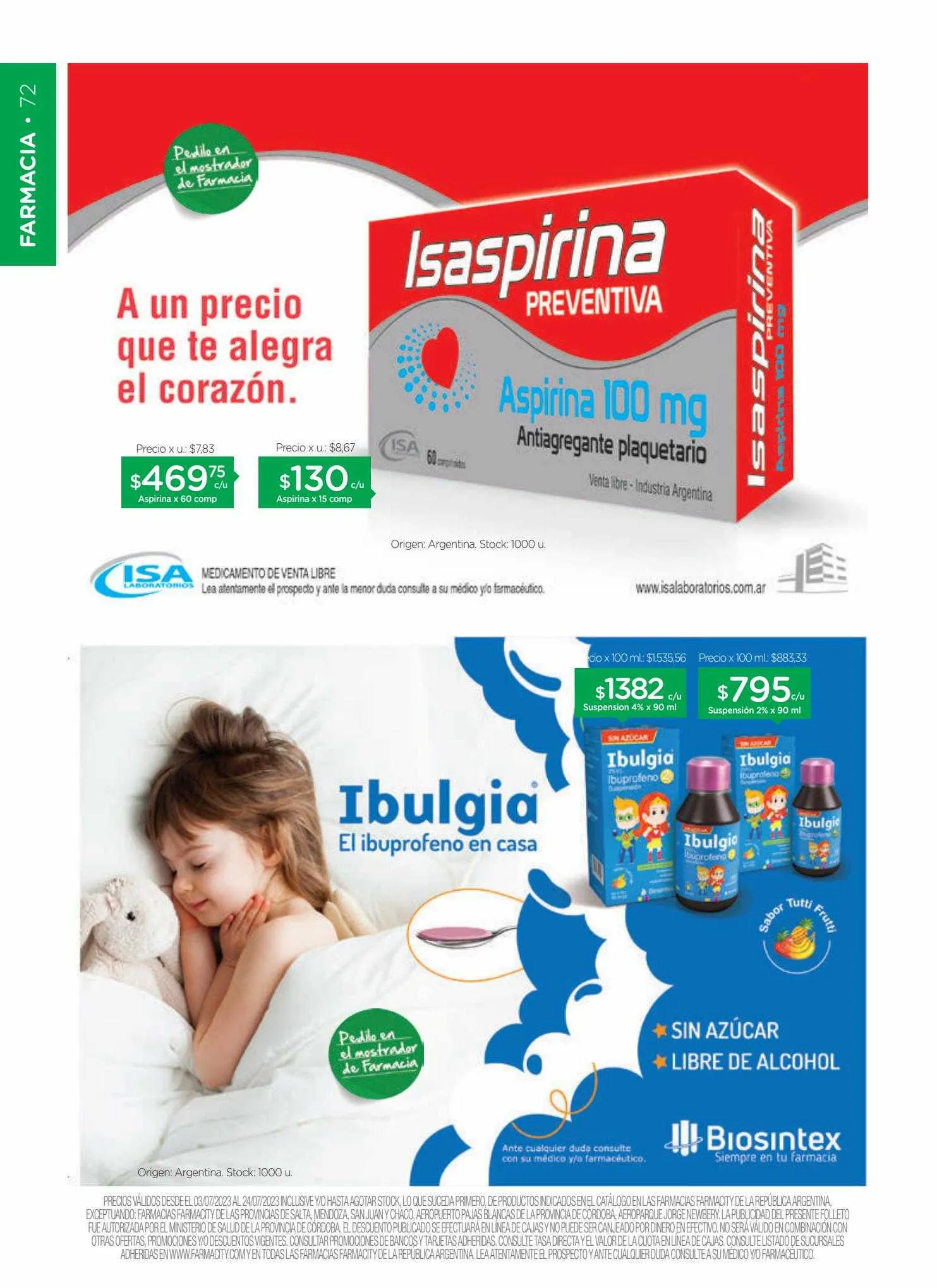 Ofertas de Catálogo Farmacity 7 de julio al 25 de julio 2023 - Página 71 del catálogo