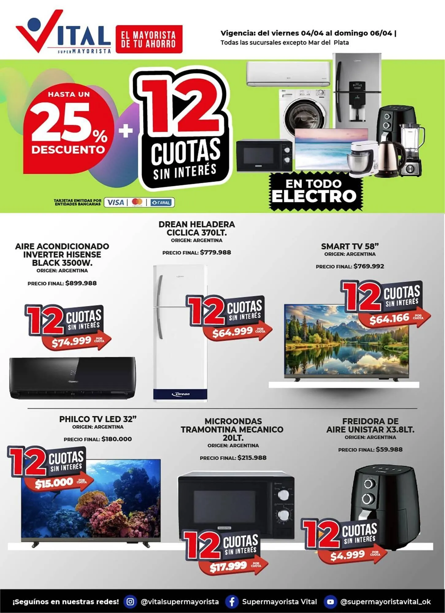 Ofertas de Catálogo Supermayorista Vital 4 de abril al 6 de abril 2025 - Página 5 del catálogo