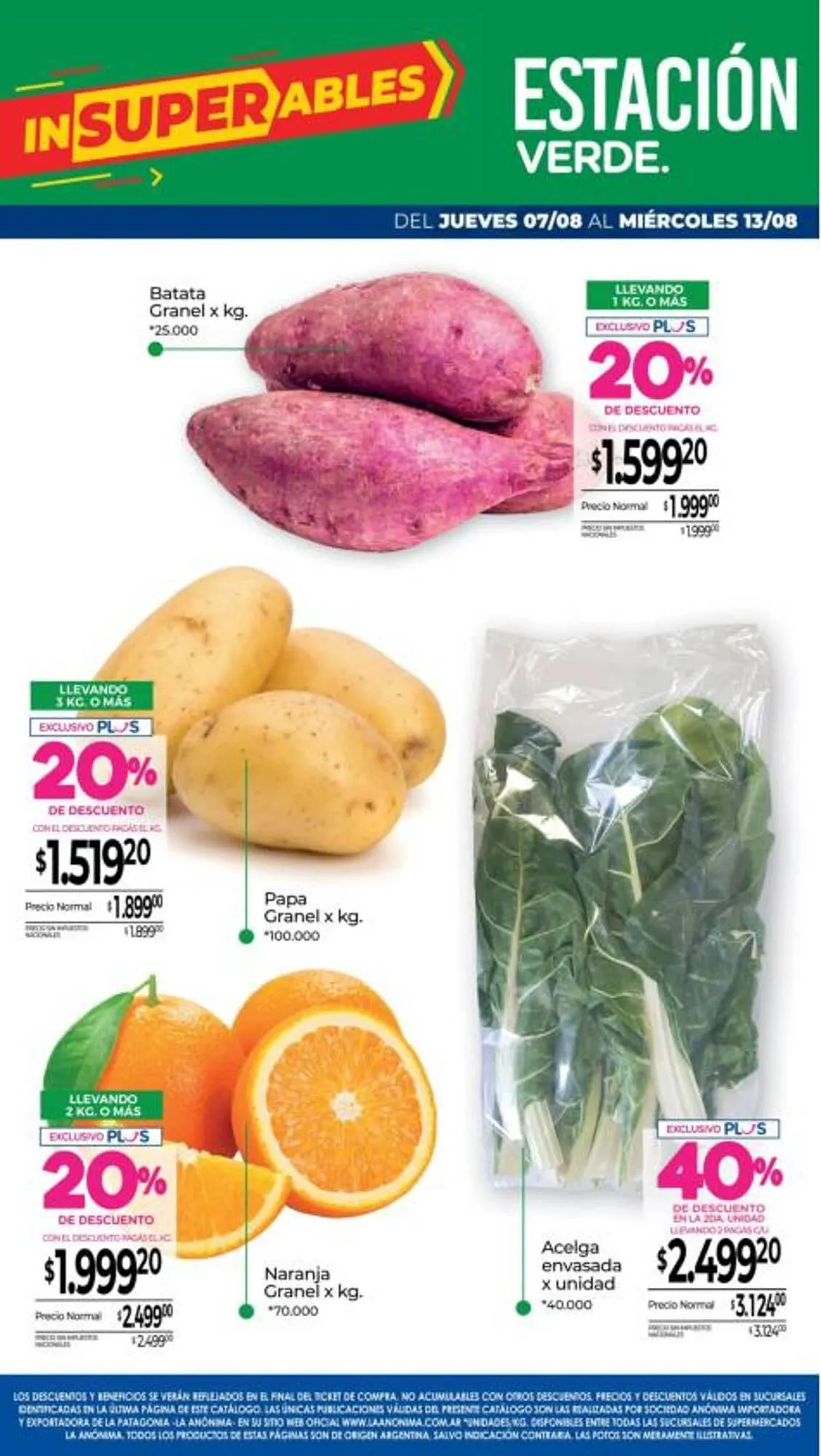 Ofertas de Catálogo La Anonima 7 de agosto al 13 de agosto 2025 - Página 6 del catálogo