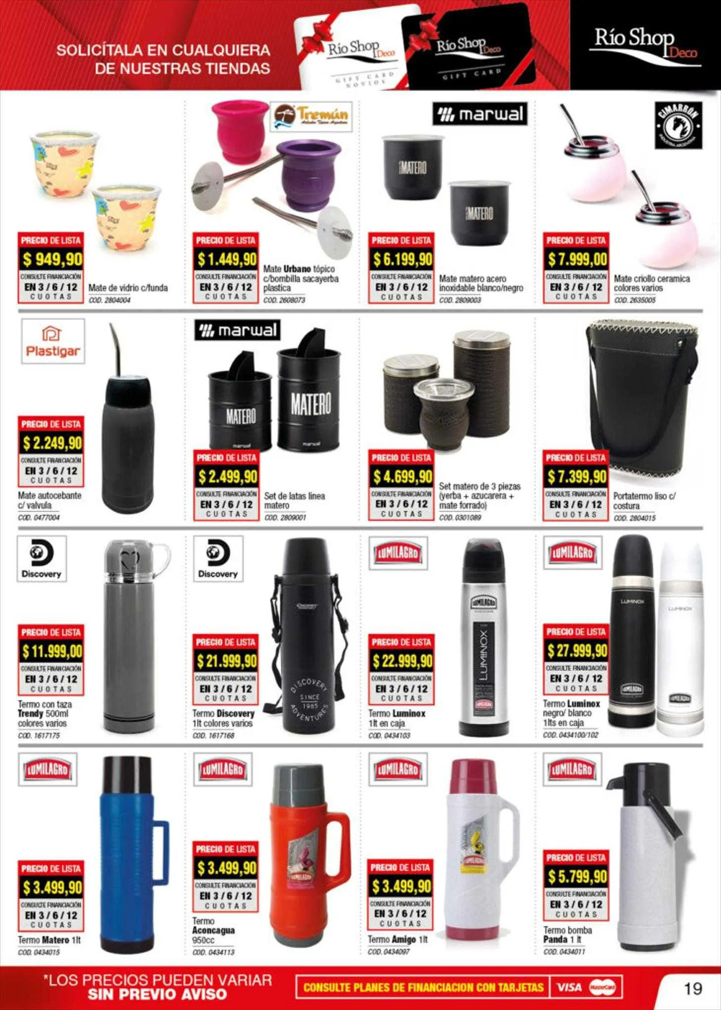 Ofertas de Catálogo Río Shop Deco 6 de septiembre al 10 de septiembre 2023 - Página 19 del catálogo