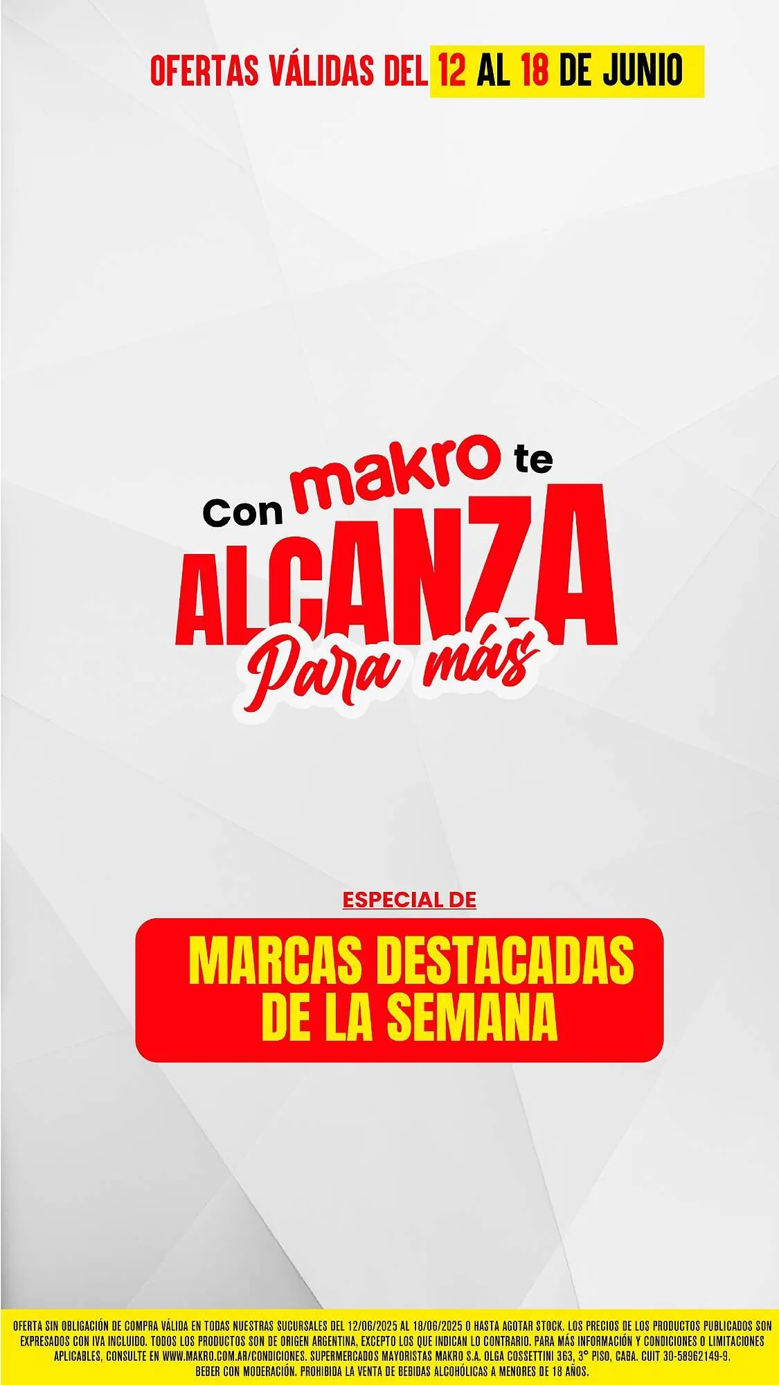 Ofertas de Catálogo Makro 12 de junio al 18 de junio 2025 - Página 1 del catálogo