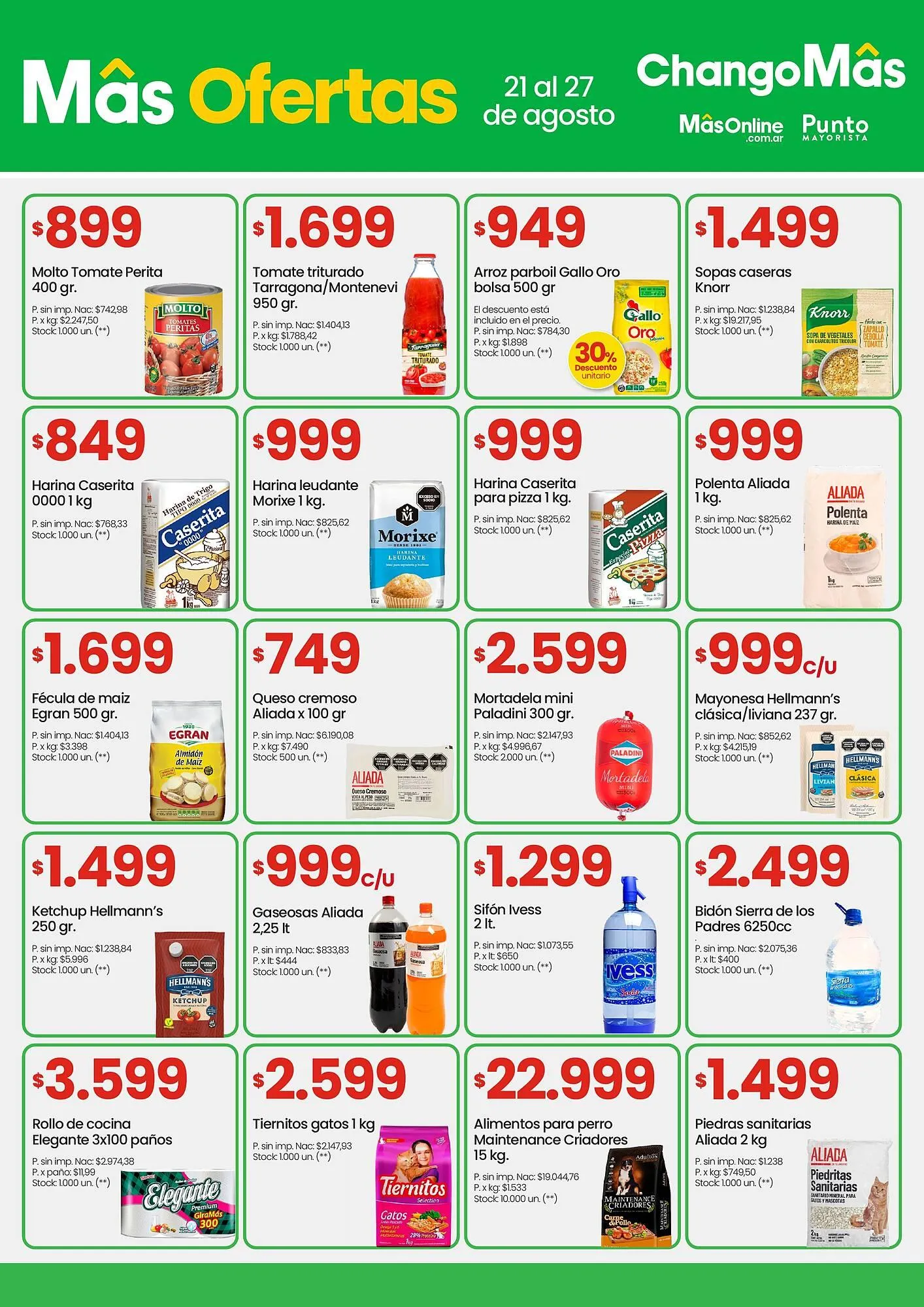 Ofertas de Catálogo Changomas 21 de agosto al 27 de agosto 2025 - Página 4 del catálogo