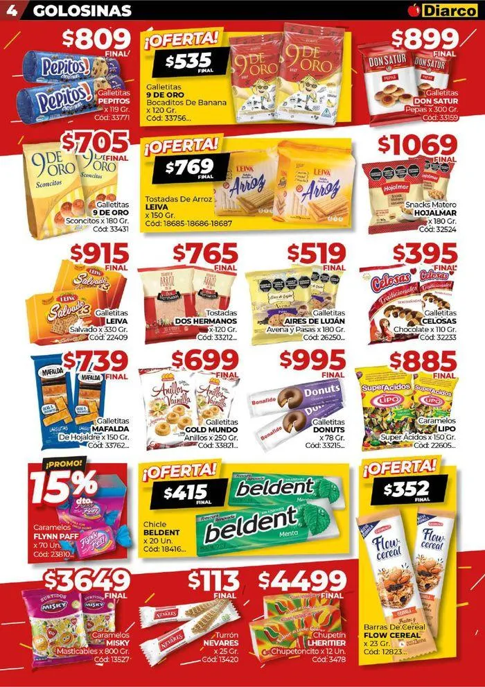 Ofertas de Diarco Ofertas Interior 4 de junio al 9 de junio 2024 - Página 4 del catálogo