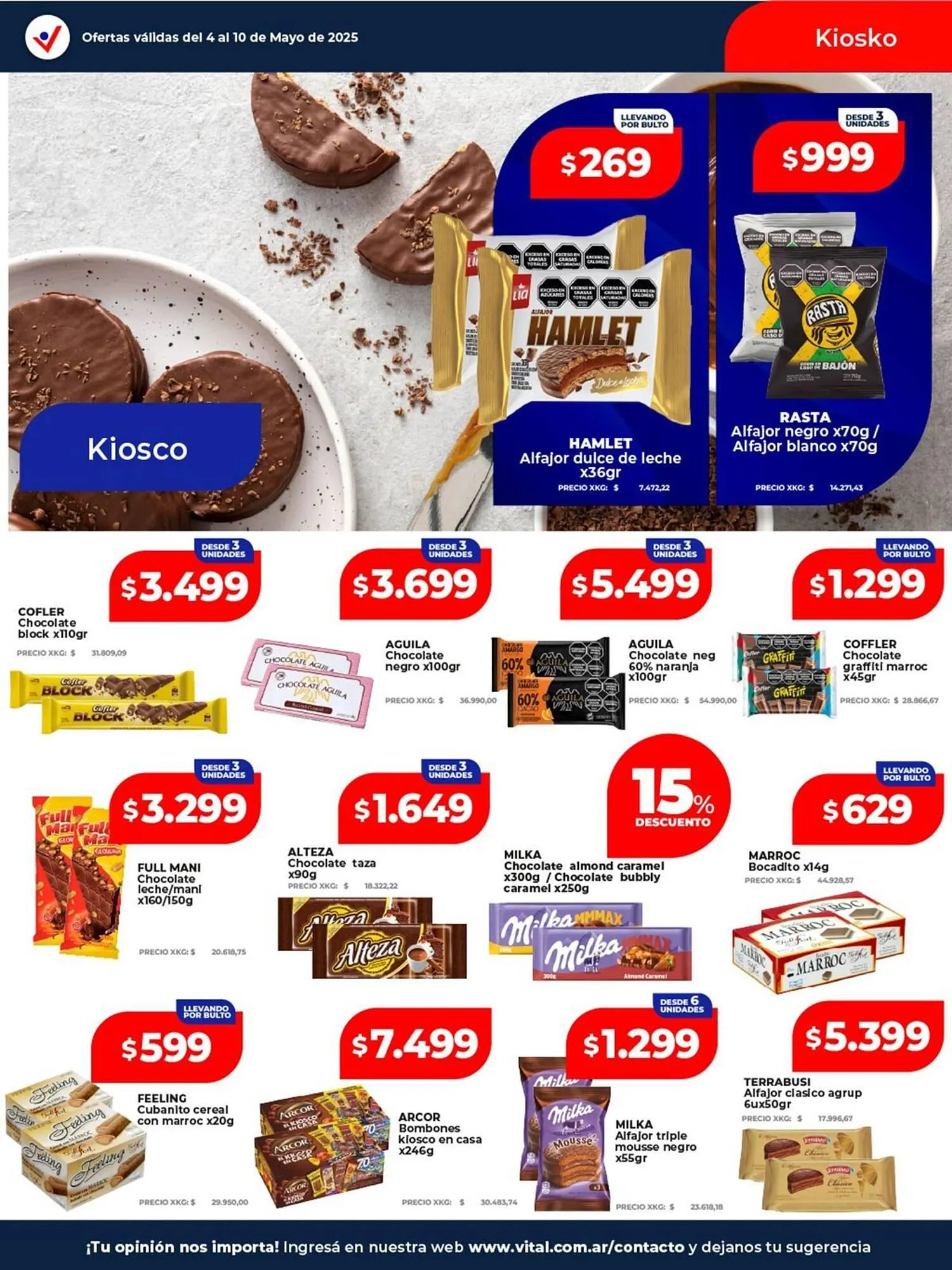 Ofertas de Catálogo Supermayorista Vital 4 de mayo al 10 de mayo 2026 - Página 18 del catálogo