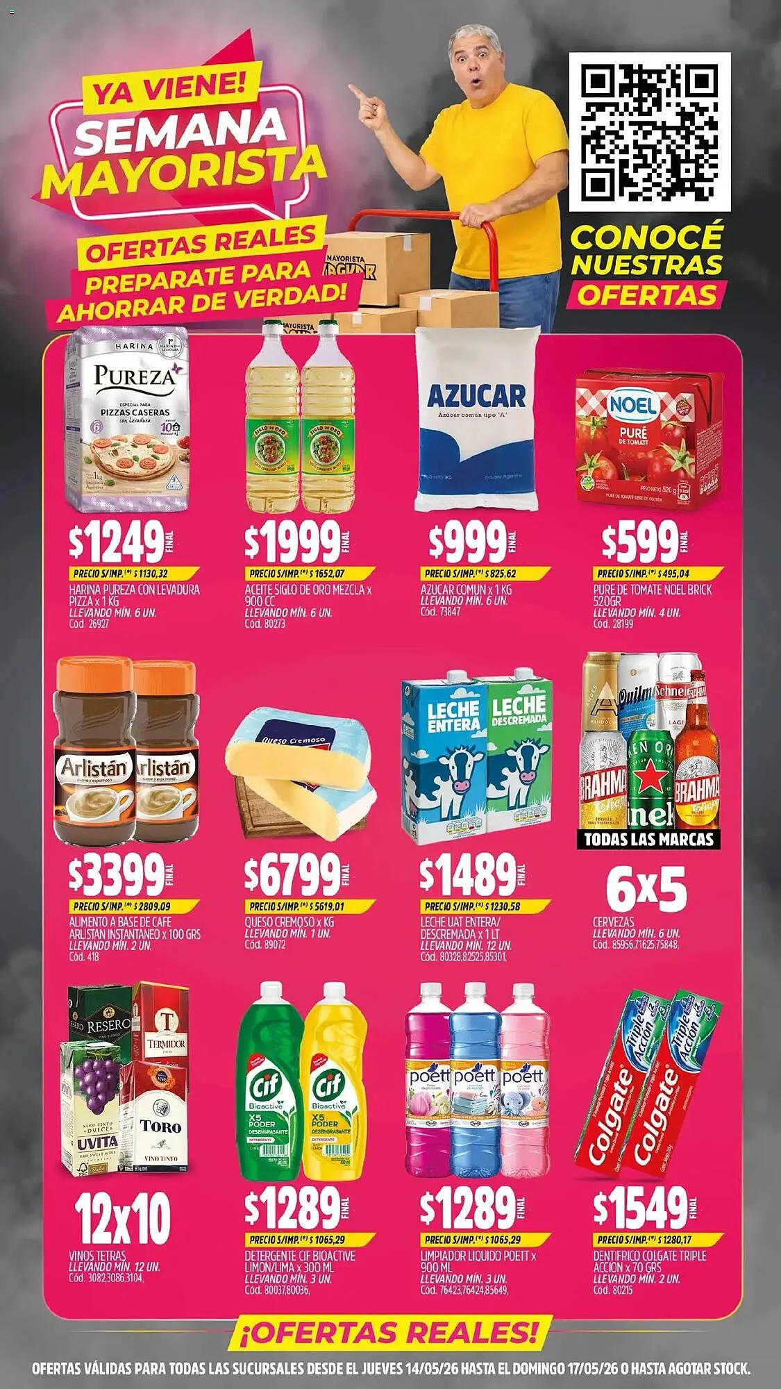 Ofertas de Catálogo Supermercados Yaguar 14 de mayo al 17 de mayo 2026 - Página 1 del catálogo