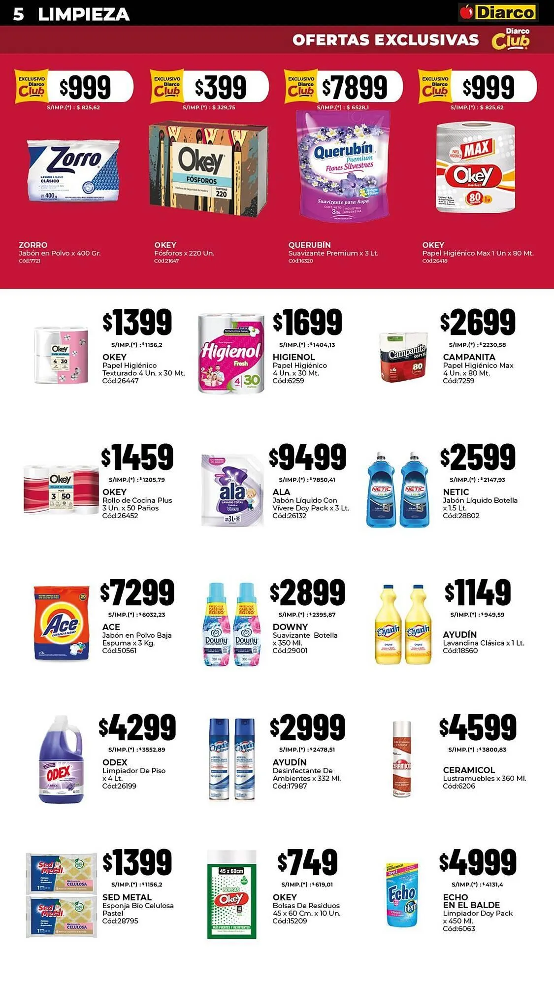 Ofertas de Catálogo Diarco 11 de mayo al 15 de mayo 2026 - Página 5 del catálogo