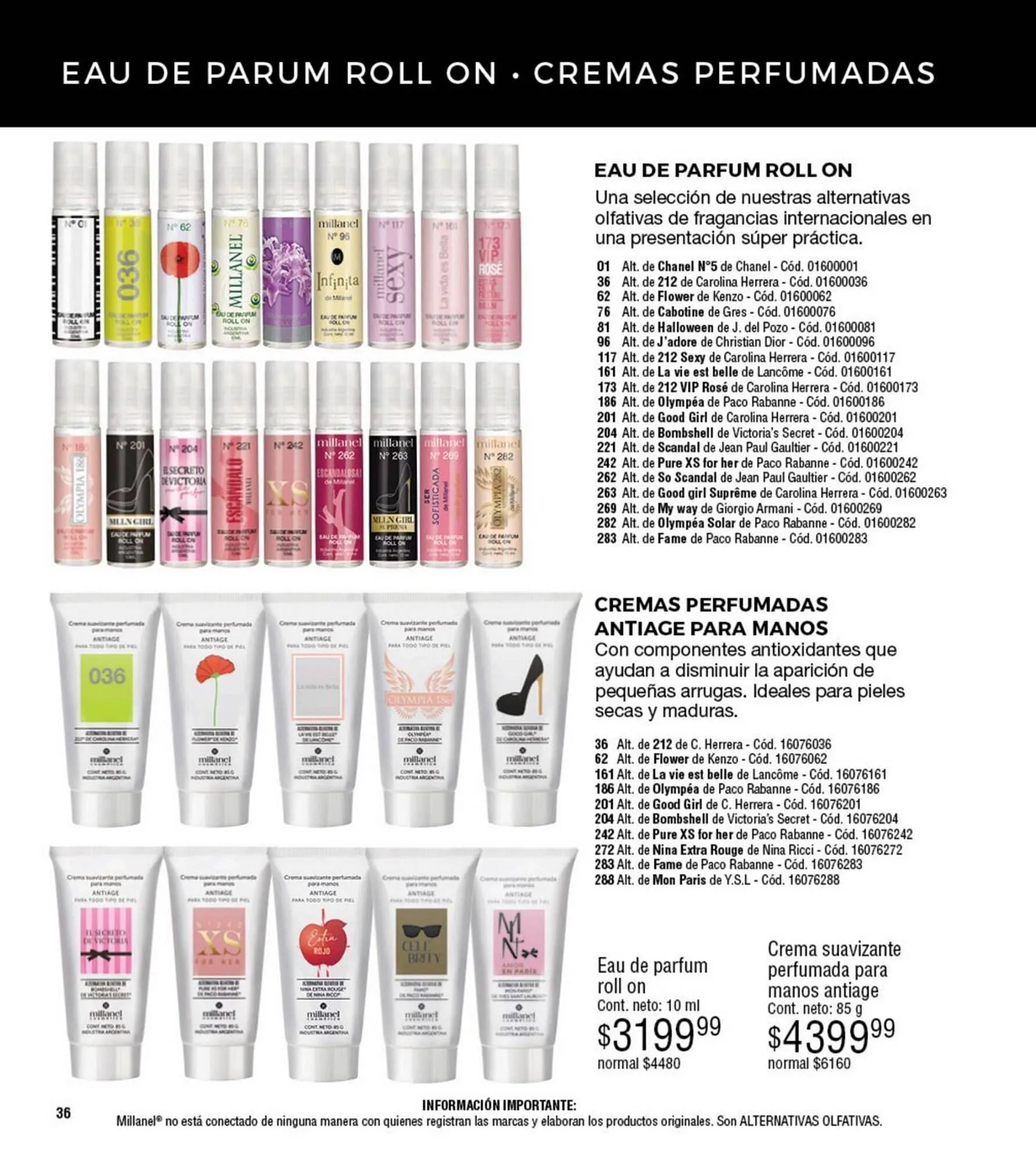 Ofertas de Catálogo Millanel Cosmética 21 de octubre al 10 de noviembre 2024 - Página 125 del catálogo