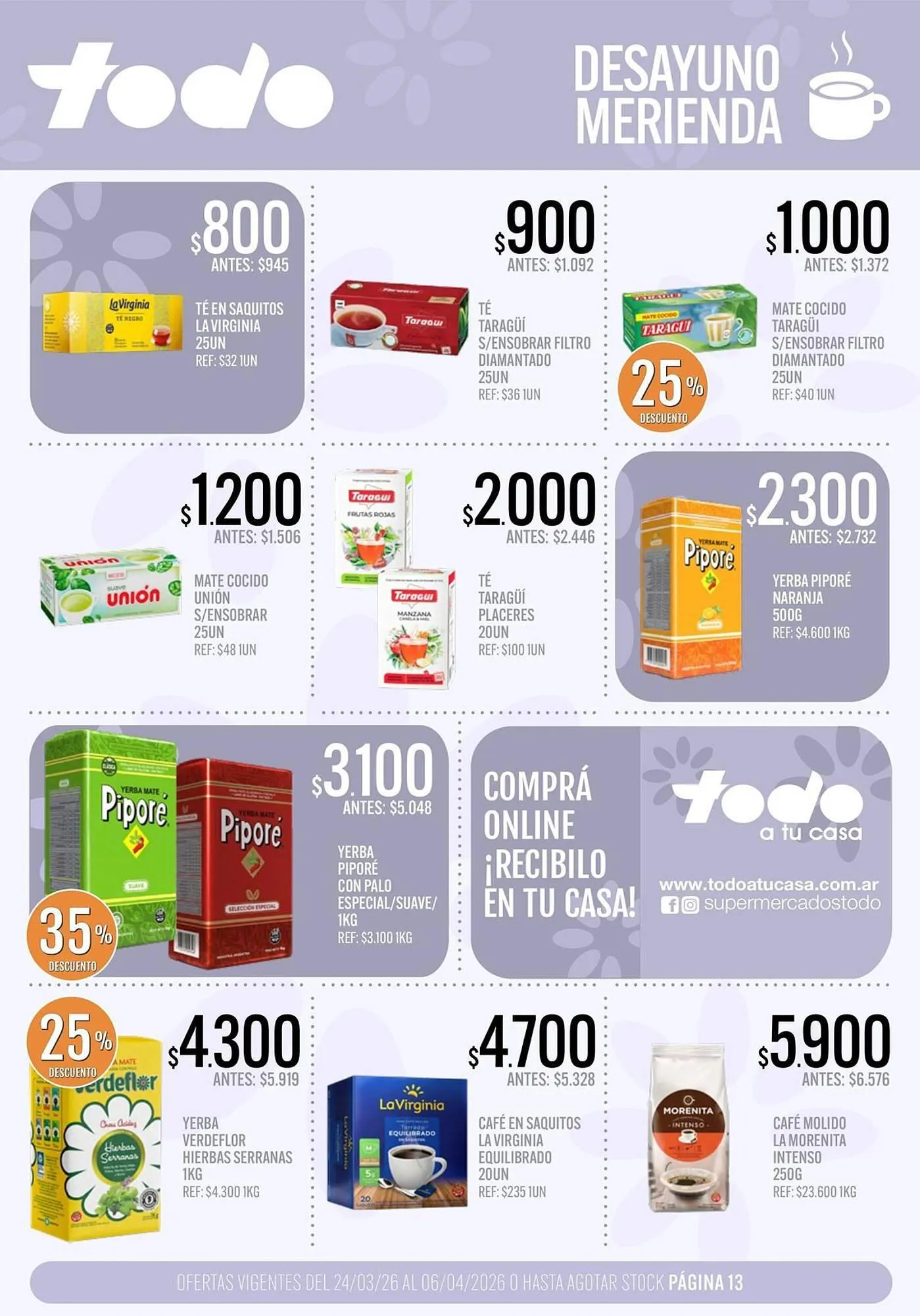 Ofertas de Catálogo Supermercados Todo 24 de marzo al 6 de abril 2026 - Página 13 del catálogo